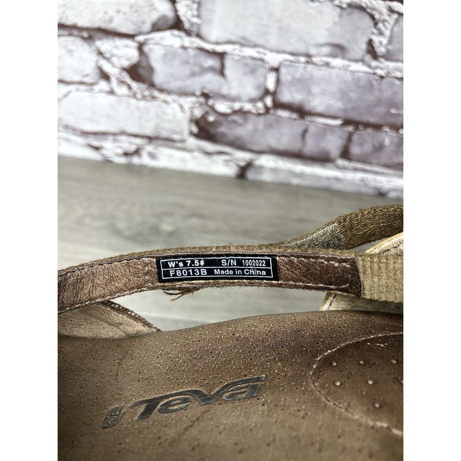 Teva Teva Riviera Grey Brown Mary Jane Cork Wedge Shoes Women 7.5 Size US 7.5 / IT 37.5 - 11 Thumbnail