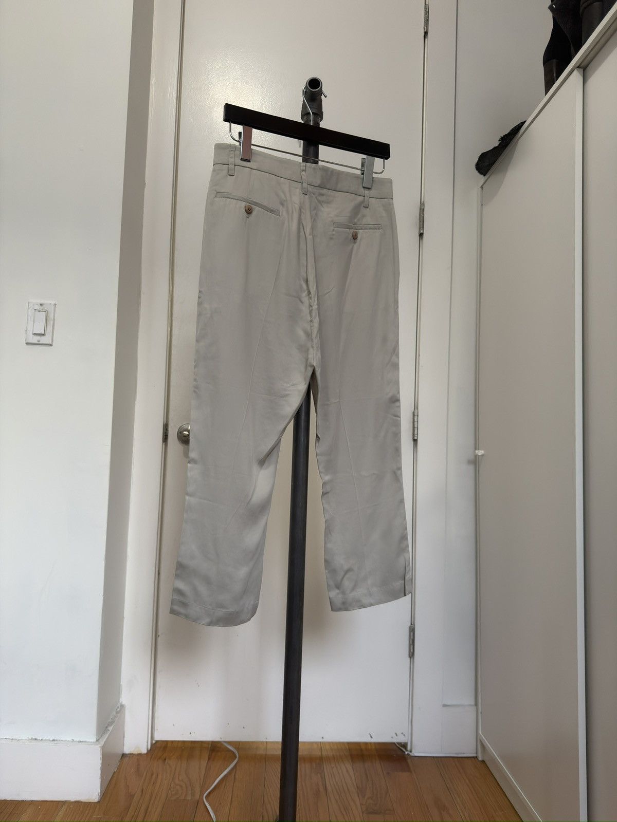 Rick Owens Pearl Viscose Astaire Trousers Size US 30 / EU 46 - 2 Thumbnail