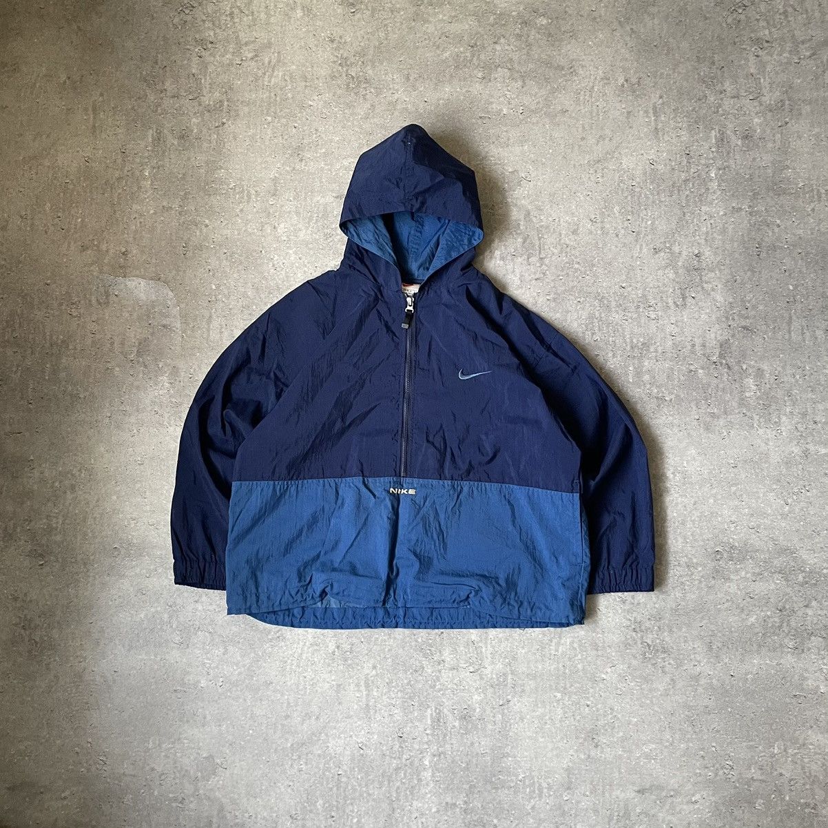 Nike × Nike ACG × Vintage Vintage Nike 90s Nylon Anorak Big Swoosh Size US S / EU 44-46 / 1 - 2 Thumbnail