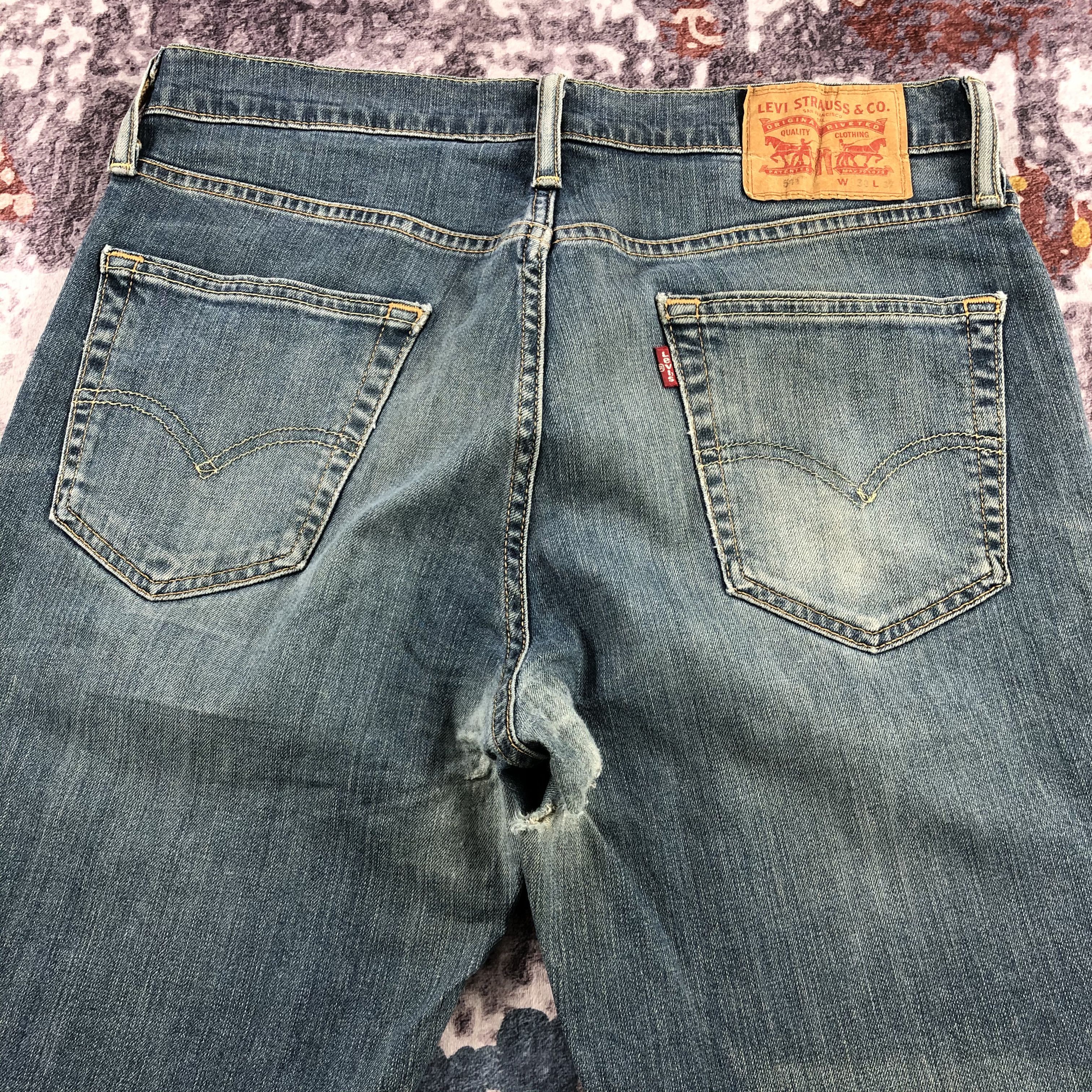 Levi's × Vintage Vintage Blue Wash Levis Jeans-JM2579 Size US 33 - 5 Thumbnail