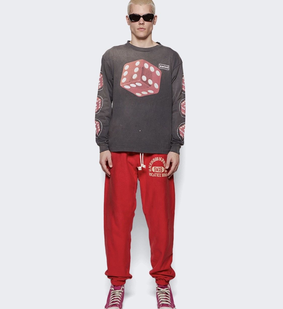 Saint Michael Saint michael unknown power sweatpants Size US 34 / EU 50 - 2 Thumbnail