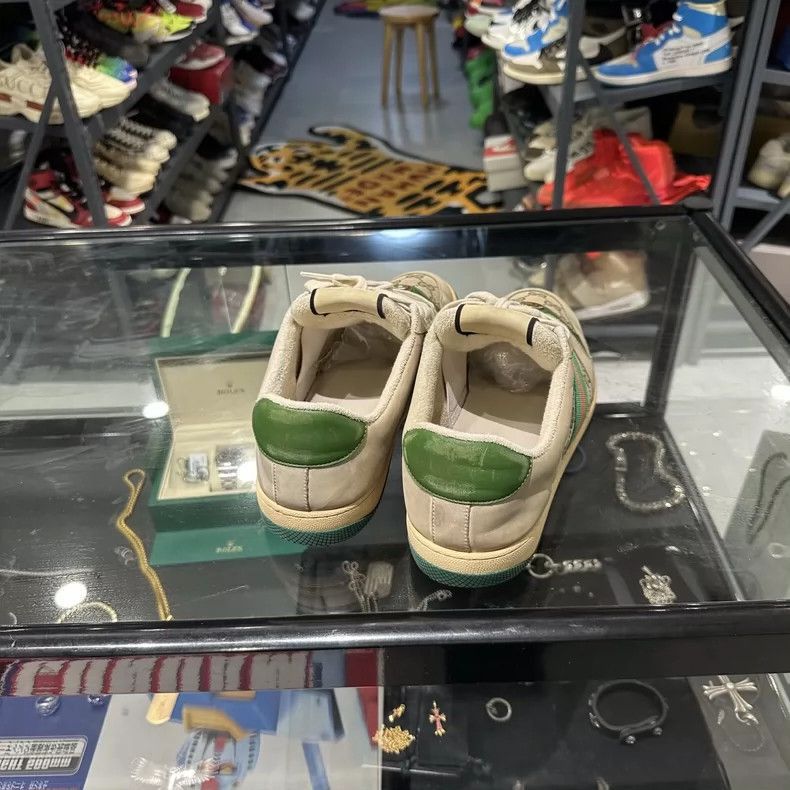 Gucci GUCCI Screener Dirty Shoes Green-2506 Size US 10 / EU 43 - 3 Thumbnail