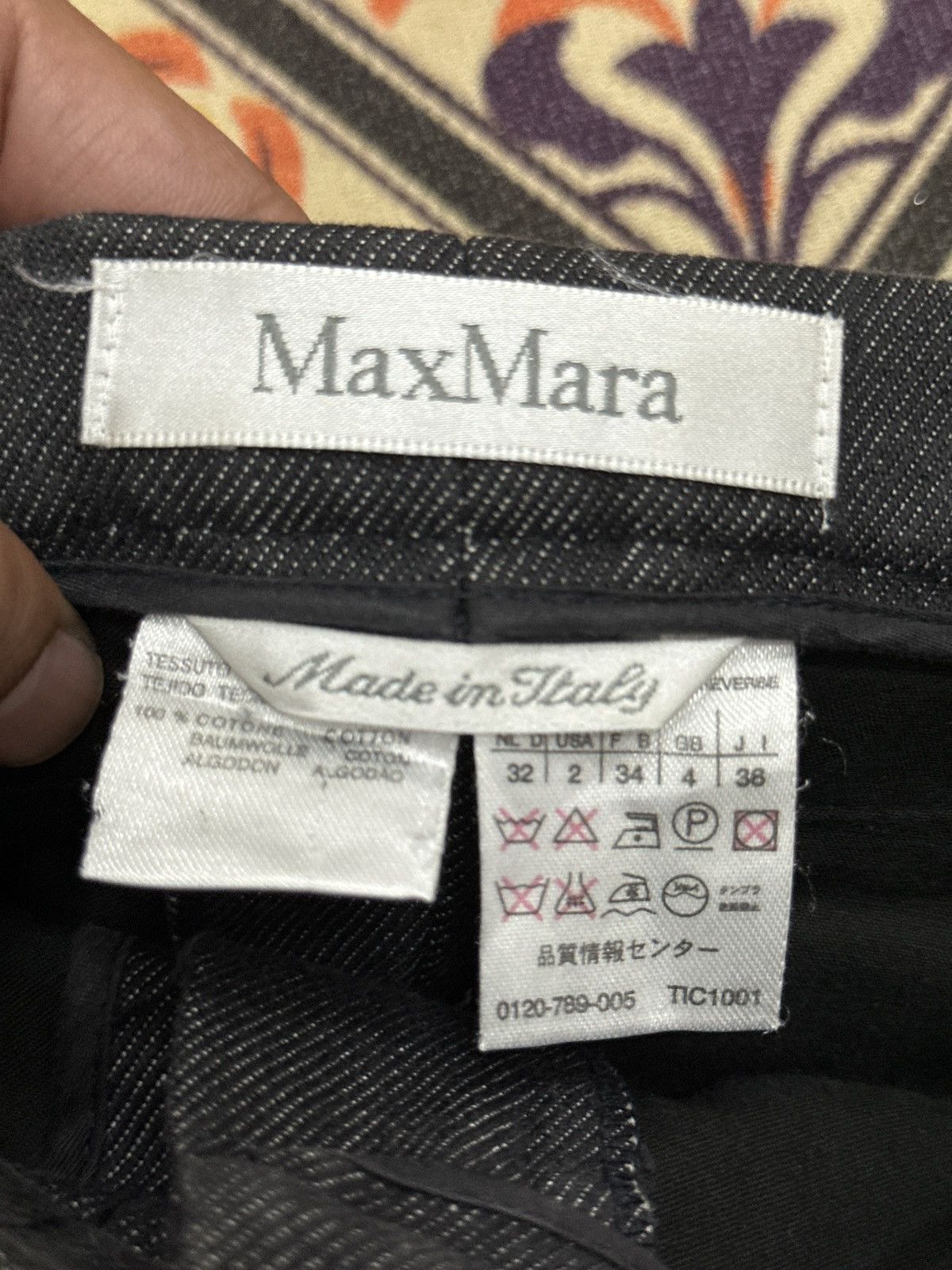 Max Mara Max Mara Made in Italy Denim Pant Size 28" / US 6 / IT 42 - 5 Thumbnail