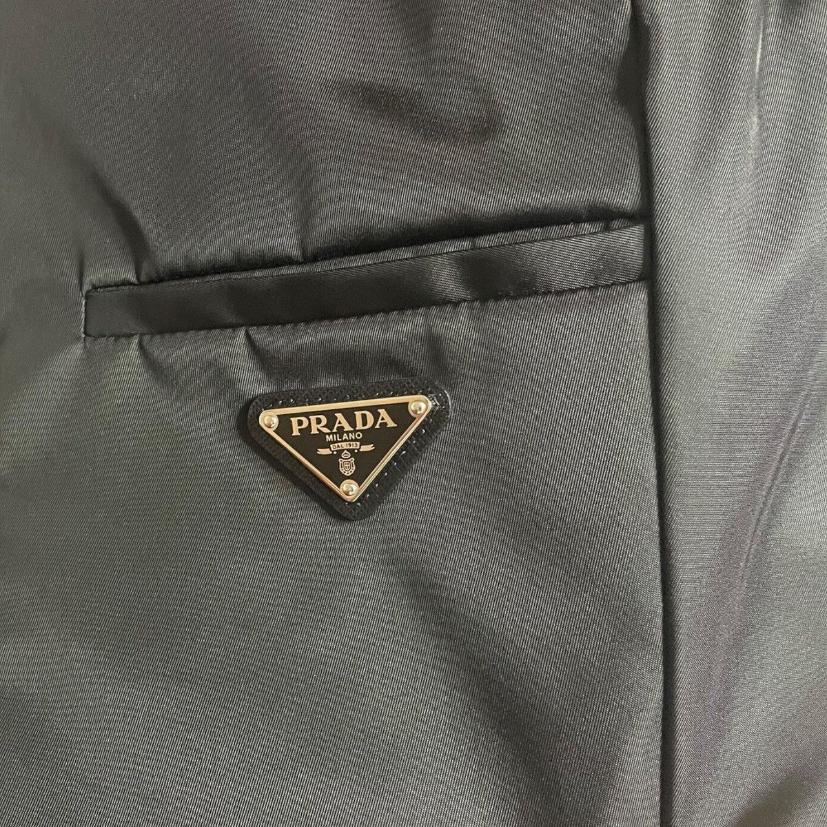 Prada Prada men's nylon trousers with silver logo size IT 38 Size US 26 / EU 42 - 6 Thumbnail