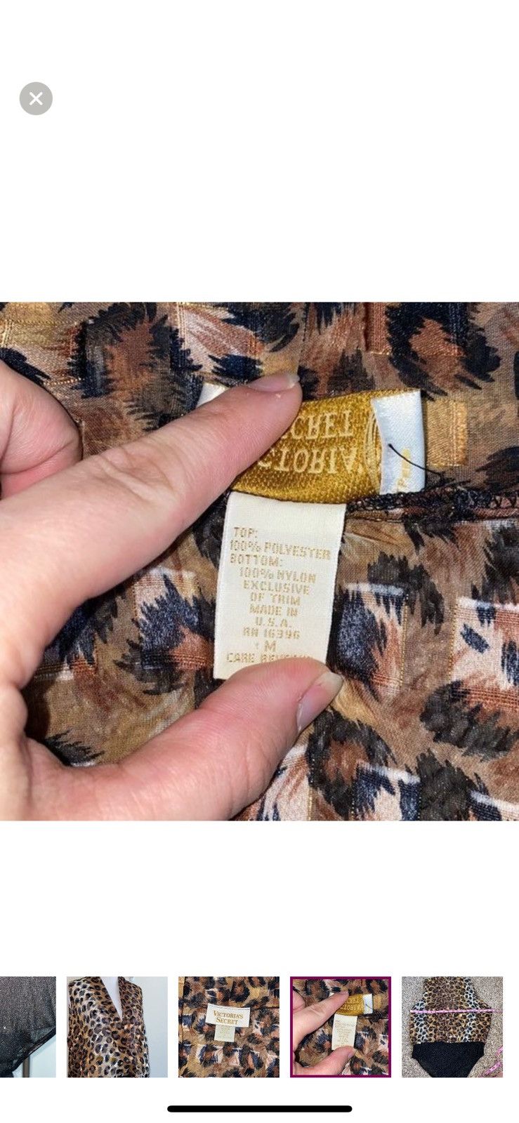 Victoria's Secret Victoria’s Secret medium vintage leopard print bodysuit Size M / US 6-8 / IT 42-44 - 6 Thumbnail