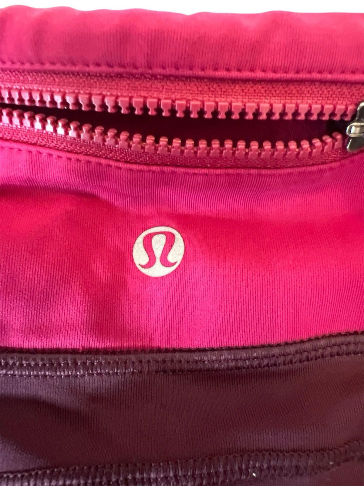 Designer Lululemon Womens Size 4 Crop Leggings Bumble Berry Size 27" / US 4 / IT 40 - 6 Thumbnail