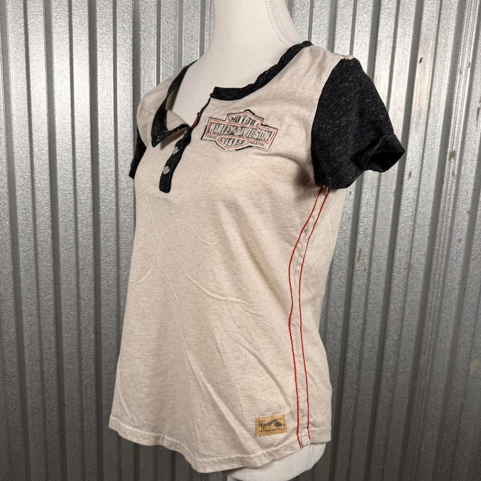 Harley Davidson Harley davidson cream and black Size M / US 6-8 / IT 42-44 - 2 Thumbnail