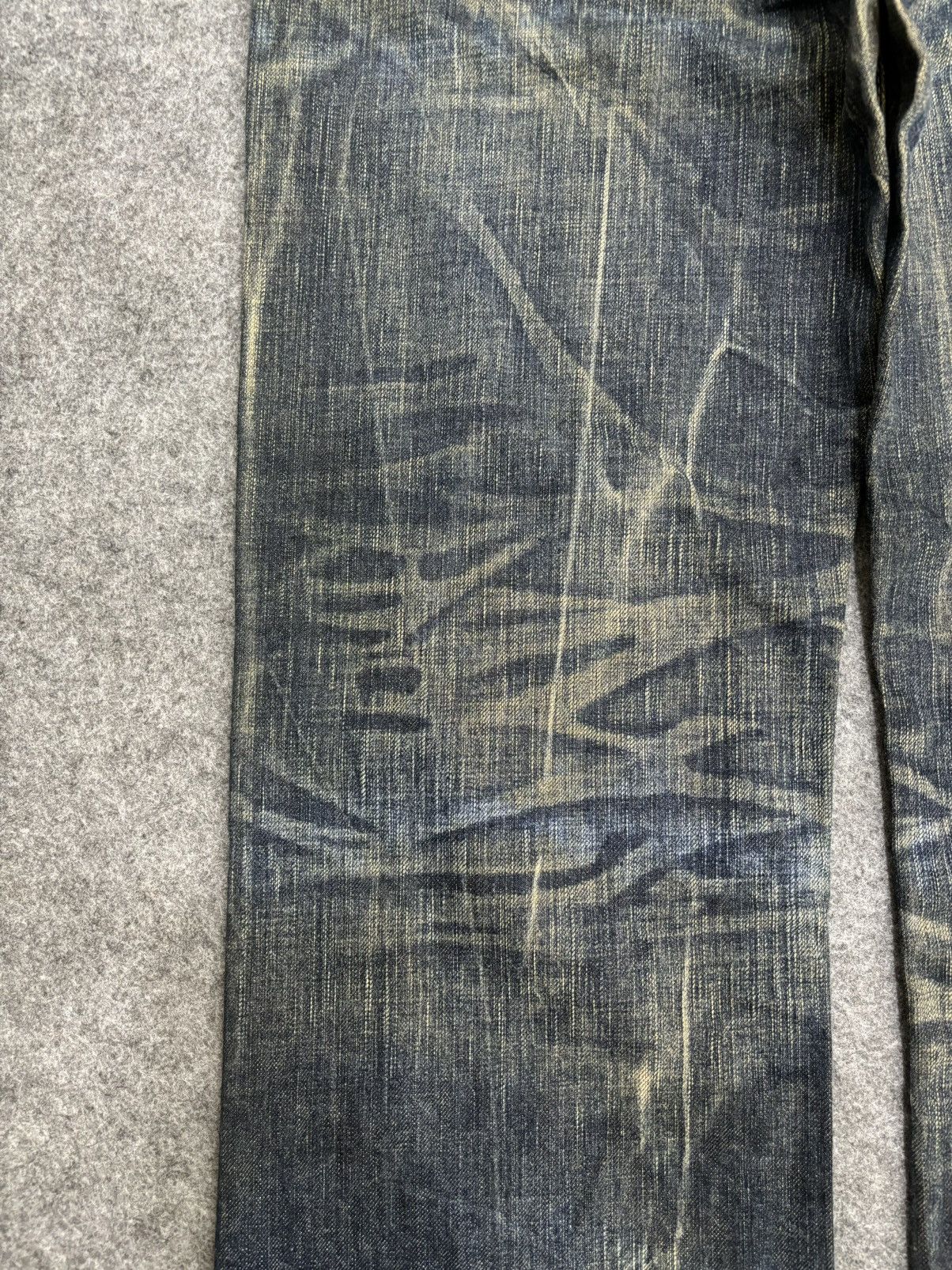 Edwin 💥Insane Raw Fades💥Edwin 503 Wide Japan Style Denim F478 Size US 33 - 17 Thumbnail