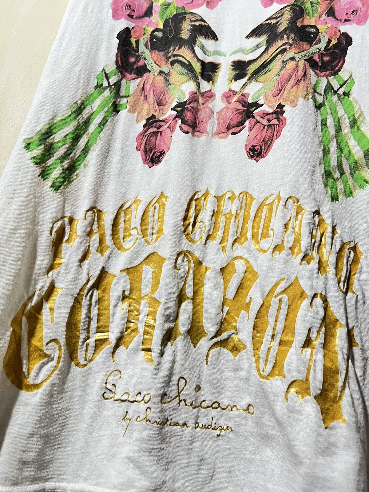 Christian Audigier Y2K Paco Chicano by Christian Audiguer Angel Shirt Size XS / US 0-2 / IT 36-38 - 3 Thumbnail