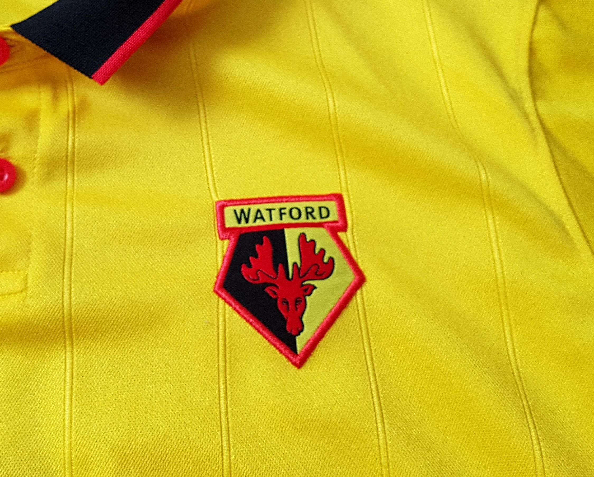 Other Watford FC 2016-17 Home Football Soccer Jersey Dryworld sz M Size US M / EU 48-50 / 2 - 3 Thumbnail