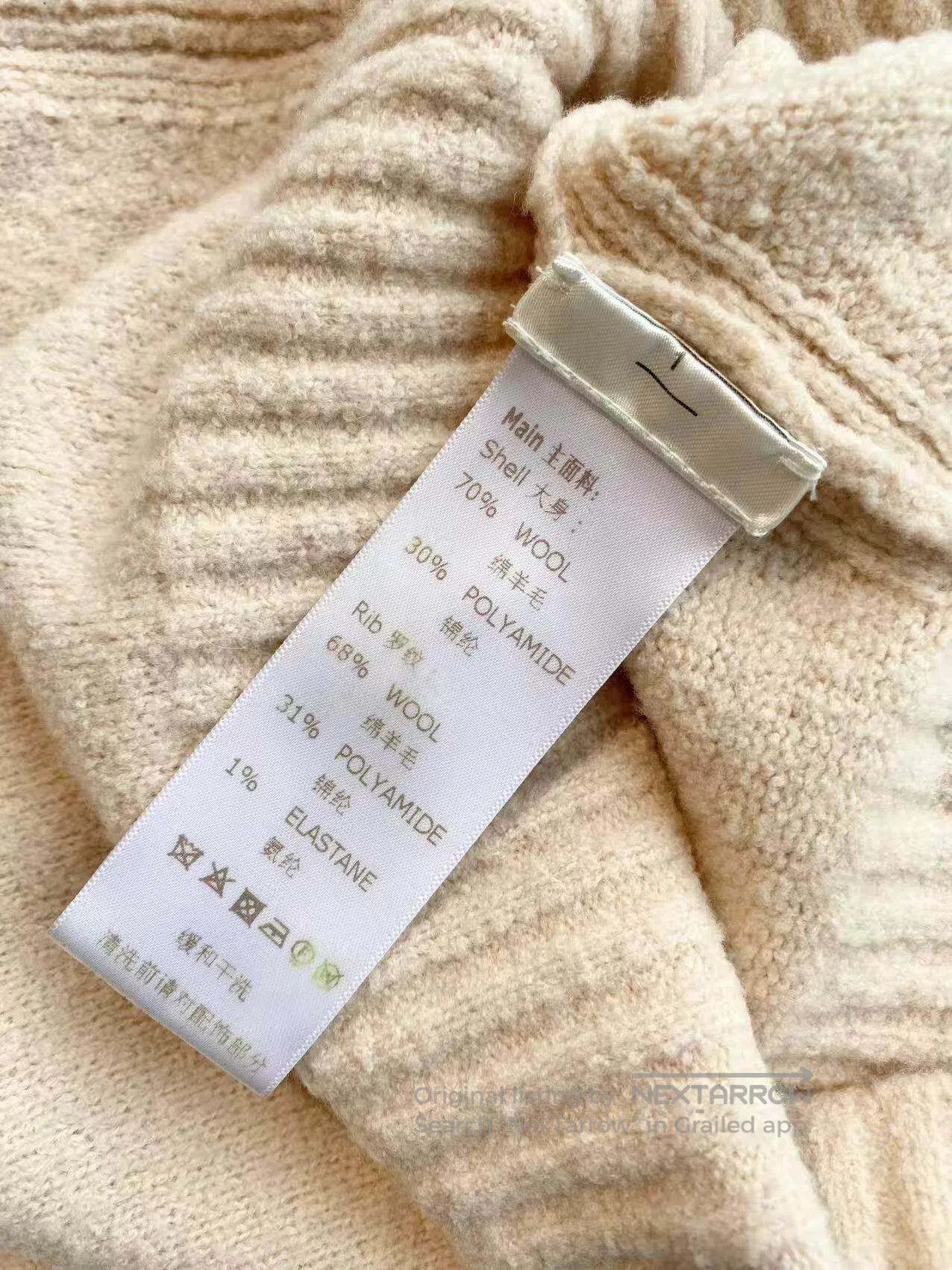 Louis Vuitton Louis Vuitton 26SS beige short-sleeved knitted cardigan| Size S / US 4 / IT 40 - 5 Thumbnail