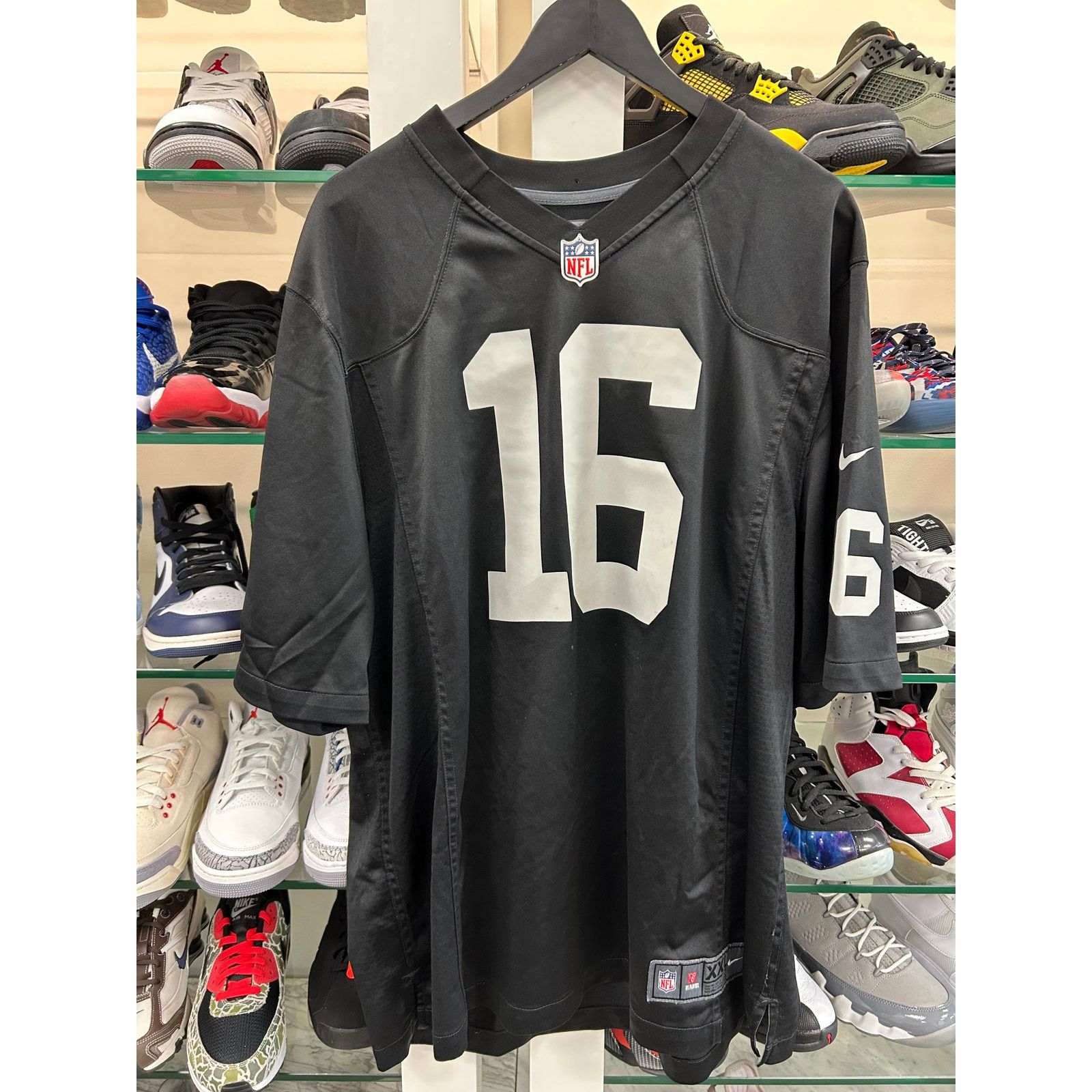 Nike Las Vegas Raiders #16 WILLIAMS NFL Football Jersey 2XL XXL Size US XXL / EU 58 / 5 - 1 Thumbnail