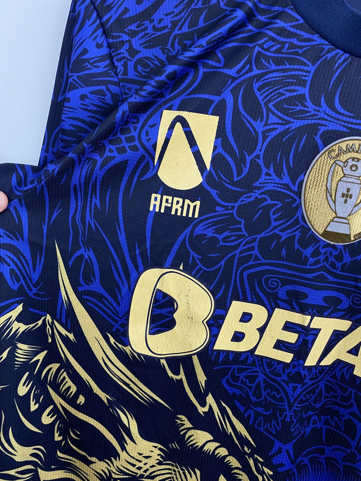 Japanese Brand FC Porto Japan Dragon Style Afrm Soccer Jersey T-Shirt Y2K Size US M / EU 48-50 / 2 - 6 Thumbnail