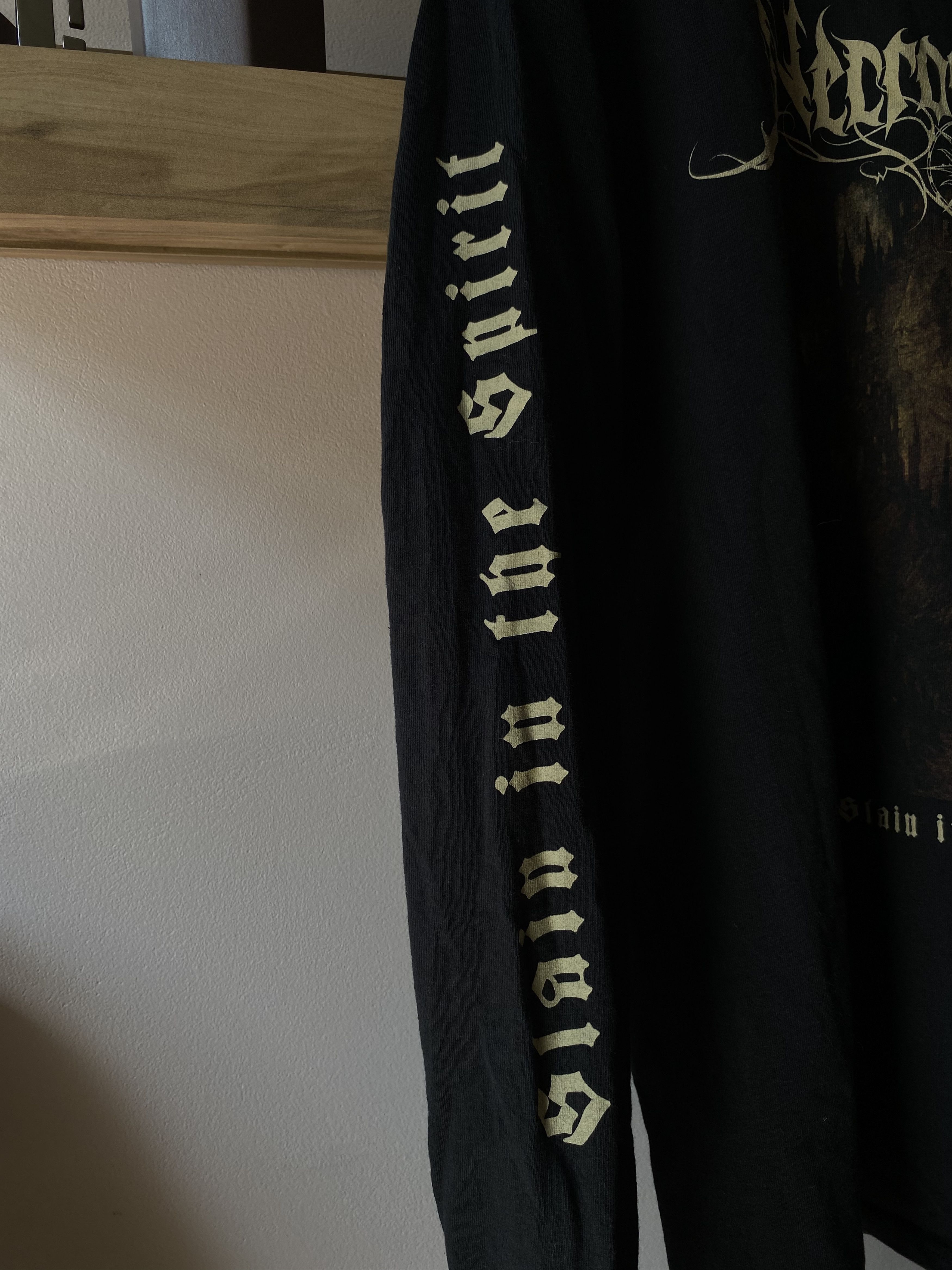 Band Tees × Vintage Necronautical Long Sleeve Shirt Slain In The Spirit - XL Size US XL / EU 56 / 4 - 2 Thumbnail