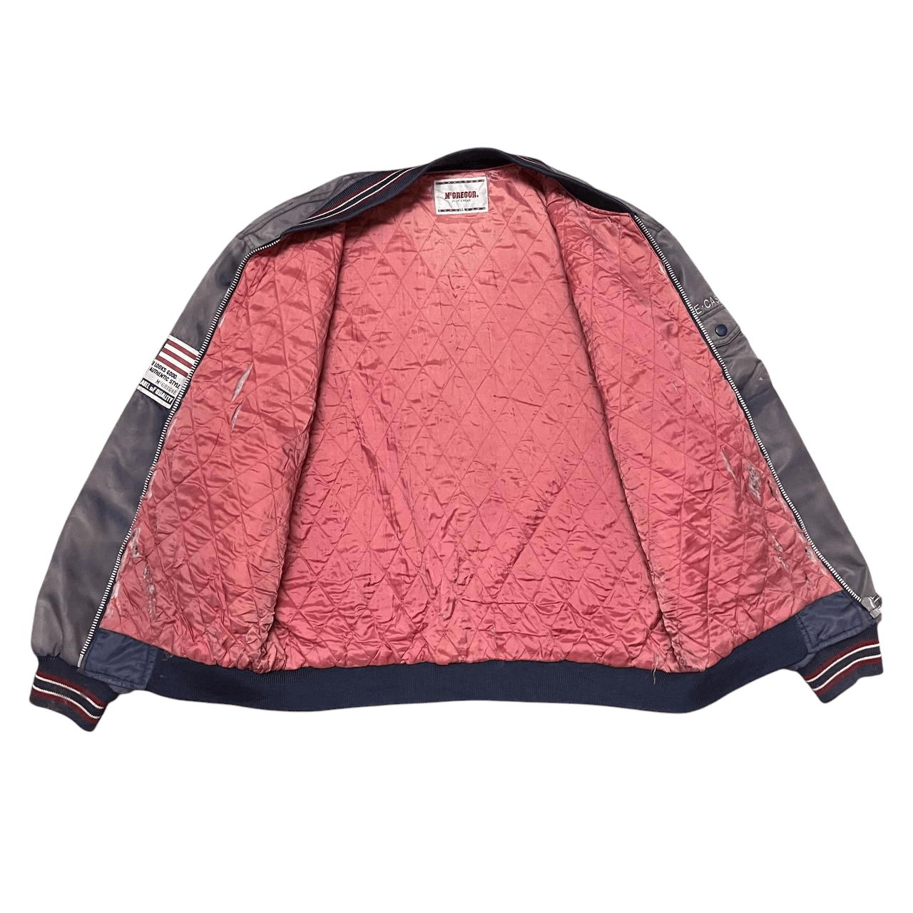 McGregor Vintage Mcgregor Sunfaded Bomber Jacket Size US L / EU 52-54 / 3 - 8 Thumbnail