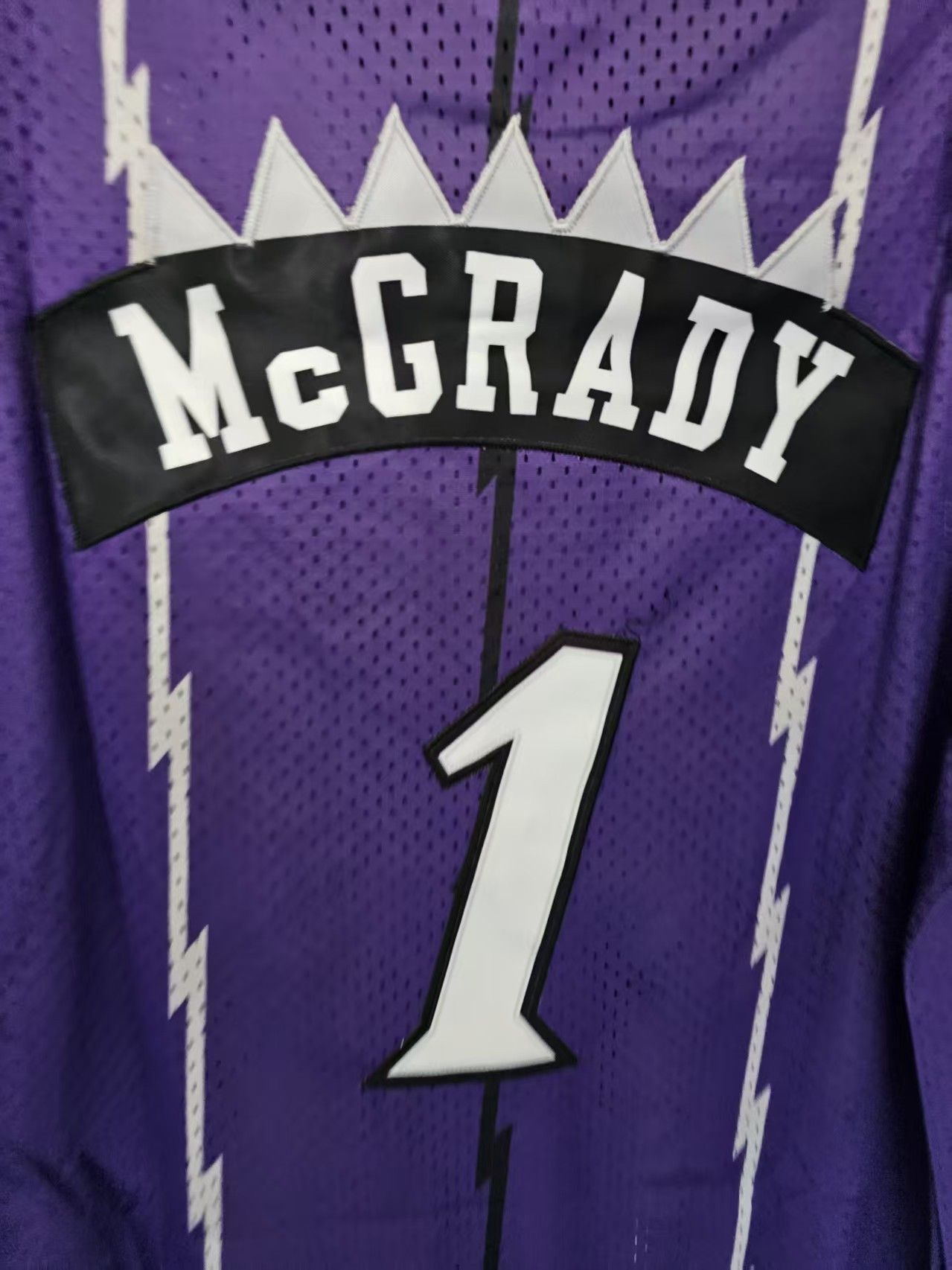 NBA Toronto Raptors #1 Tracy McGrady Jersey Size US XL / EU 56 / 4 - 4 Thumbnail
