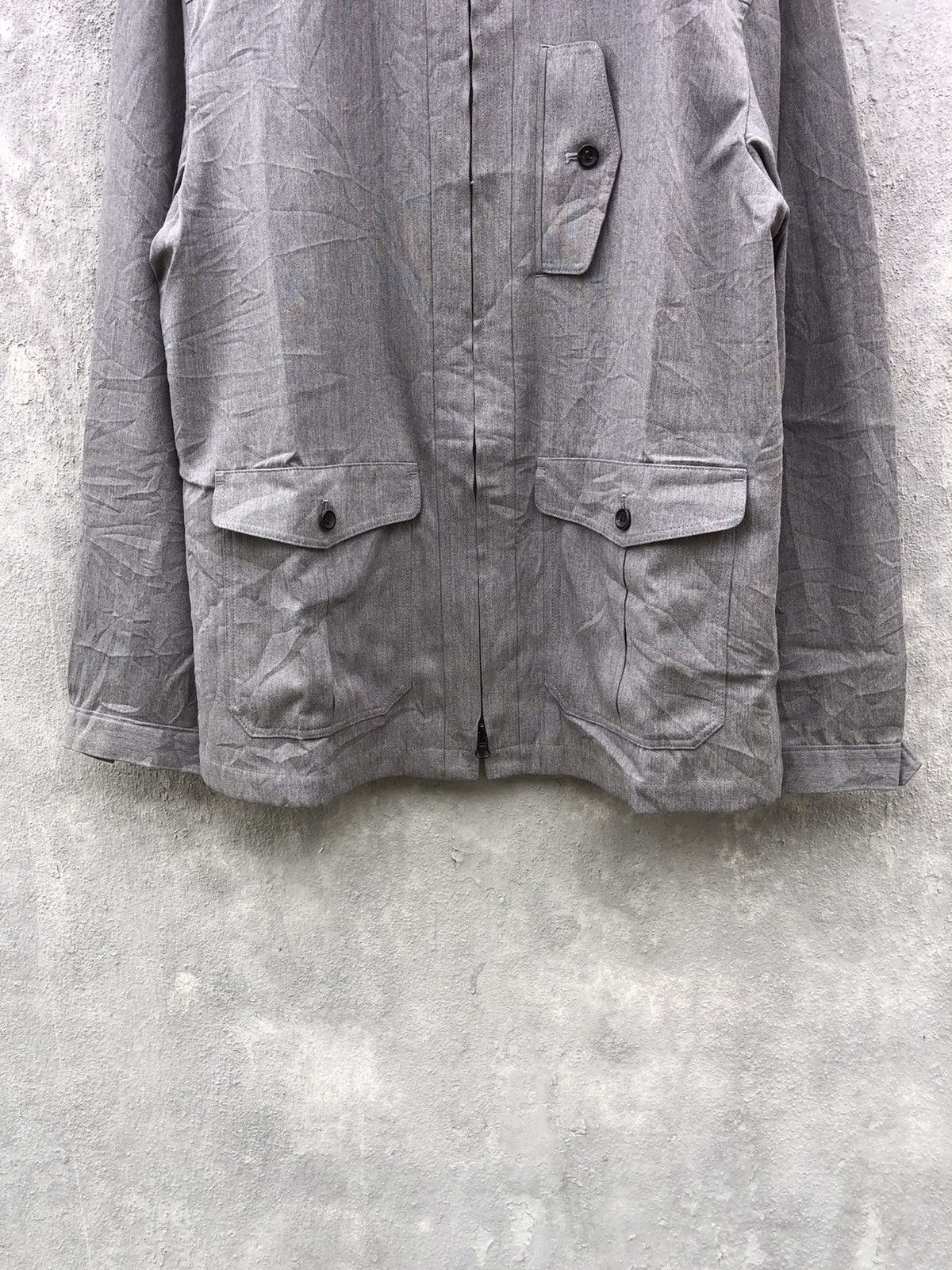 Yohji Yamamoto Yohji Yamamoto LQ Men Multiy Pocket Hoodie Jacket Zipper Size US L / EU 52-54 / 3 - 6 Thumbnail
