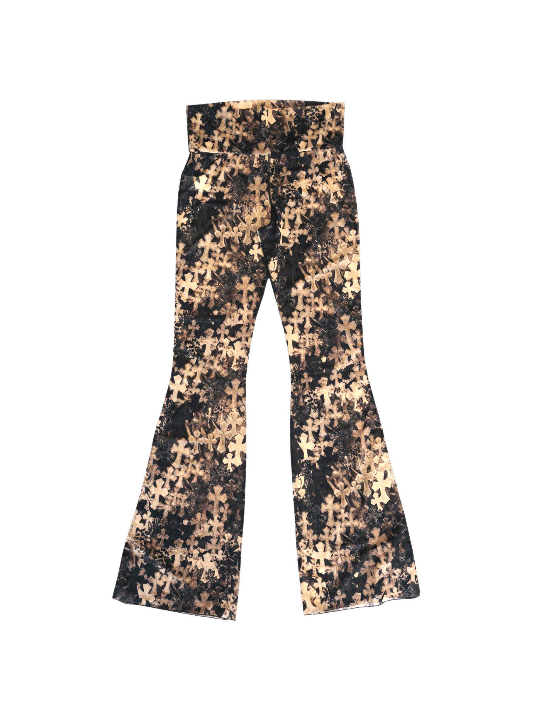 Chrome Hearts Chrome Hearts Waterfall Cross Print Sheer Mesh Pants Size 28" / US 6 / IT 42 - 2 Thumbnail