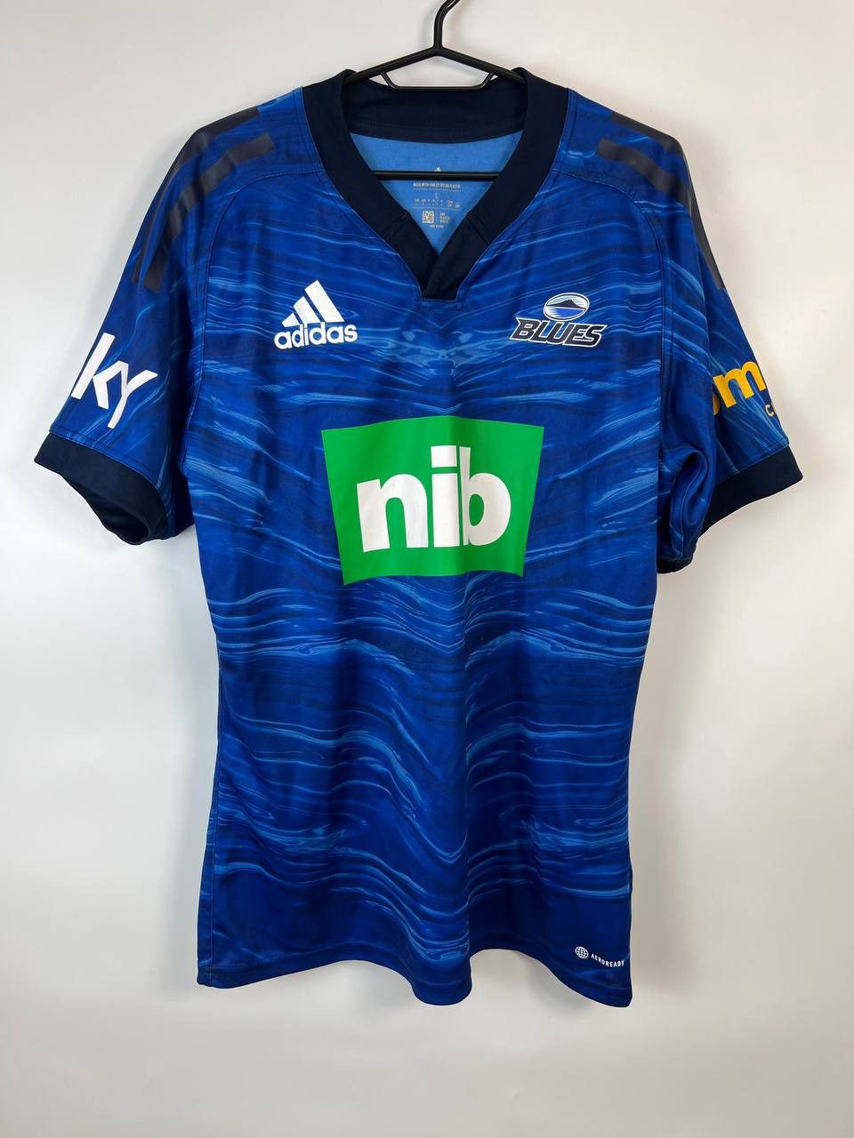 Adidas BLUES RUGBY 2021 2022 HOME SHIRT JERSEY ADIDAS HA2385 NIB Size US L / EU 52-54 / 3 - 1 Thumbnail
