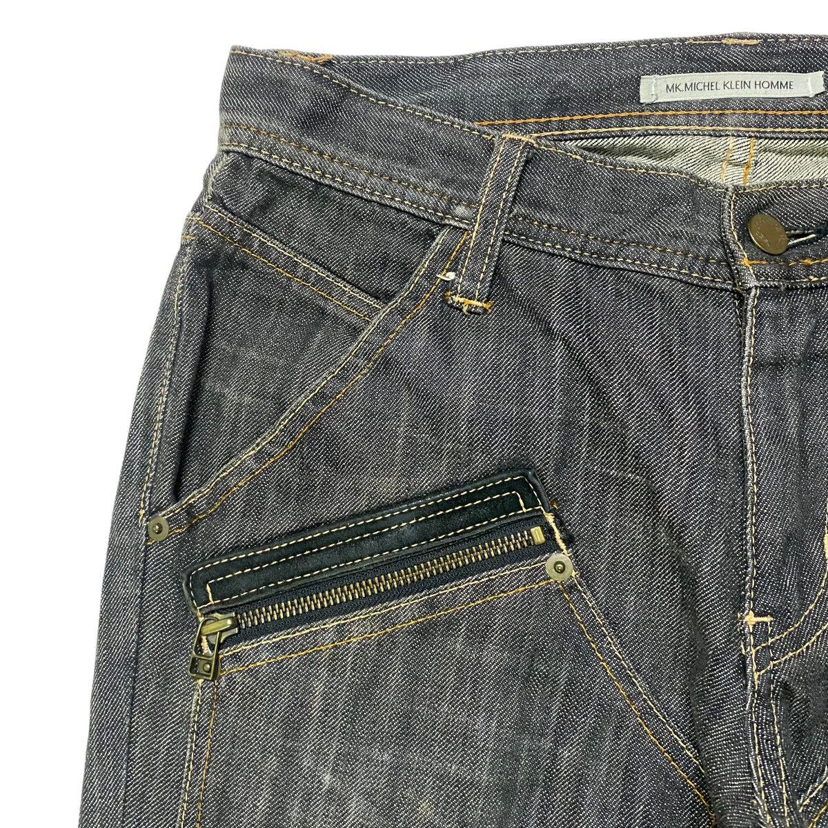 Michel Klein MK Michel Klein Homme Denim Flare Double knee Jeans Size US 30 / EU 46 - 4 Thumbnail
