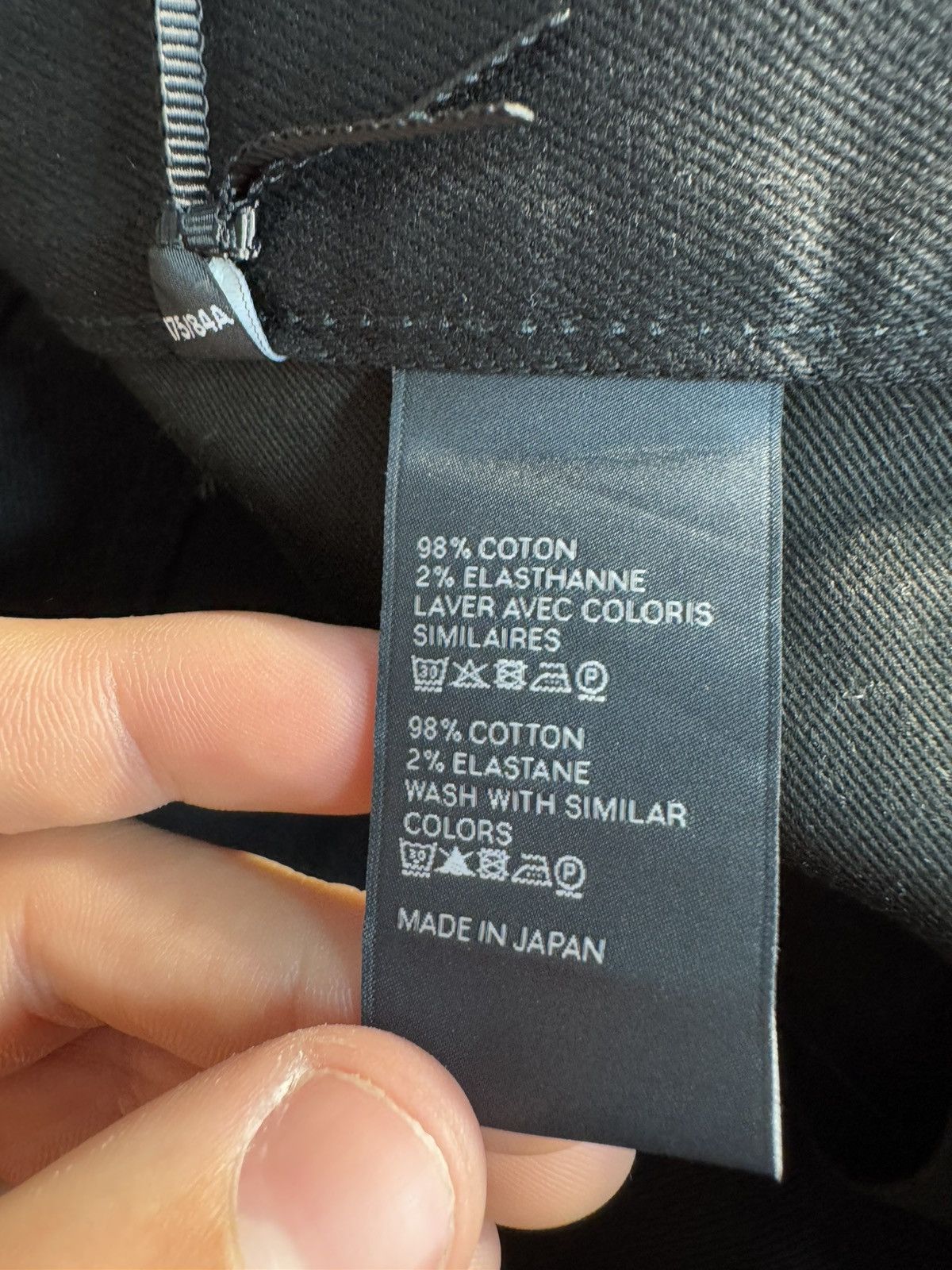 Celine Celine Skinny Low Rise stretch black denim pants Size US 34 / EU 50 - 6 Thumbnail