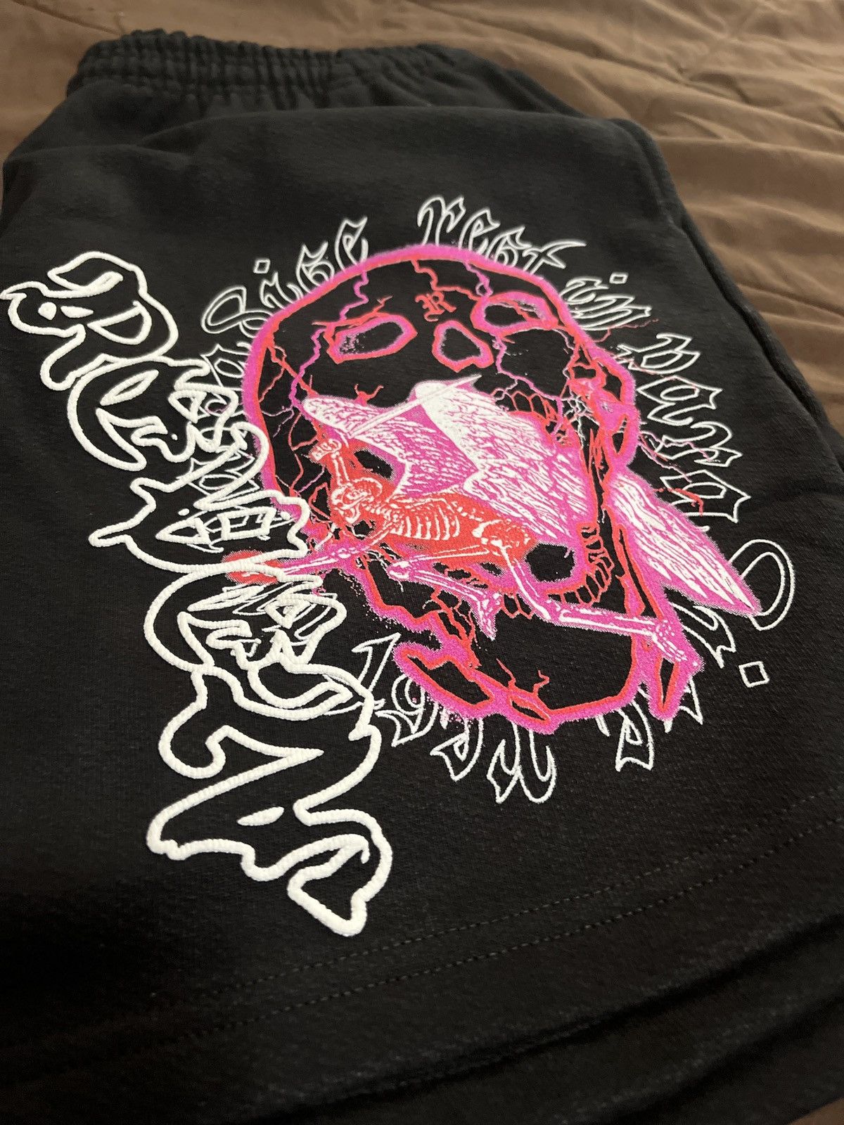 Revenge Revenge x Anuel Skeleton Angel Shorts- Large Size US 32 / EU 48 - 3 Thumbnail