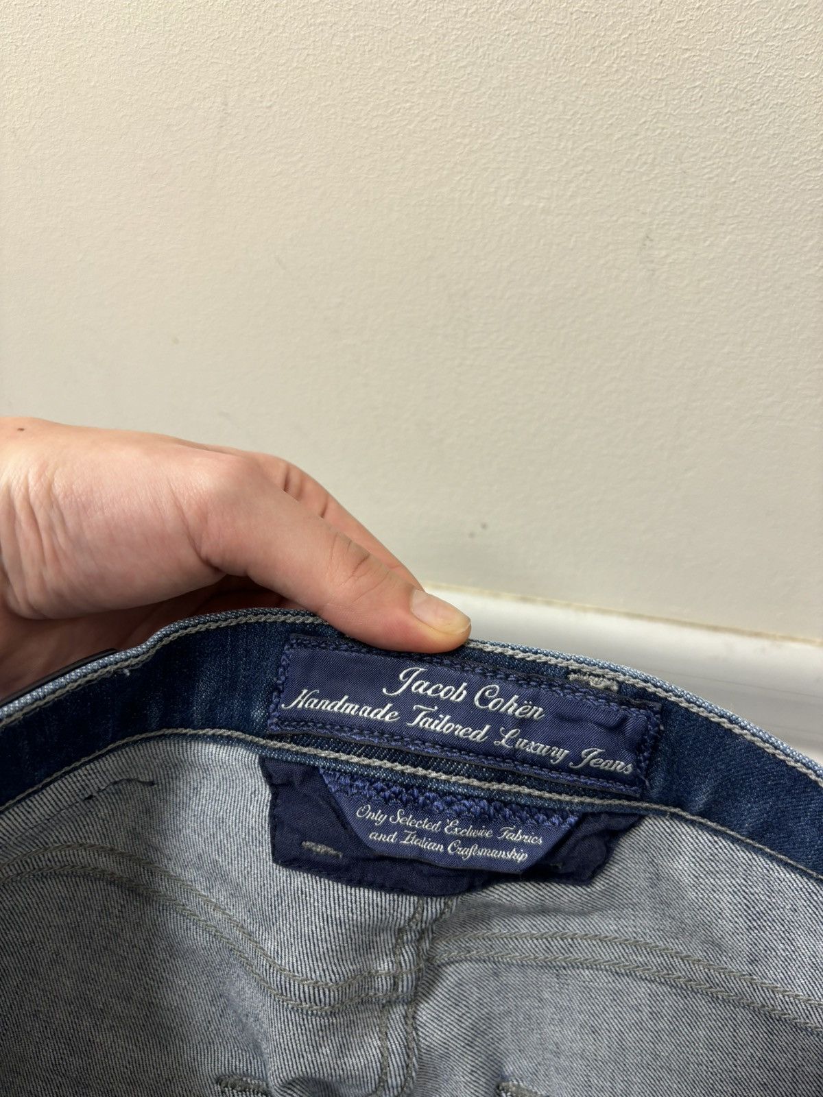 Jacob Cohen Jacob Cohen Women’s Italian Premium Blue Tapered Denim Jeans Size 25" / US 0 / IT 36 - 8 Thumbnail