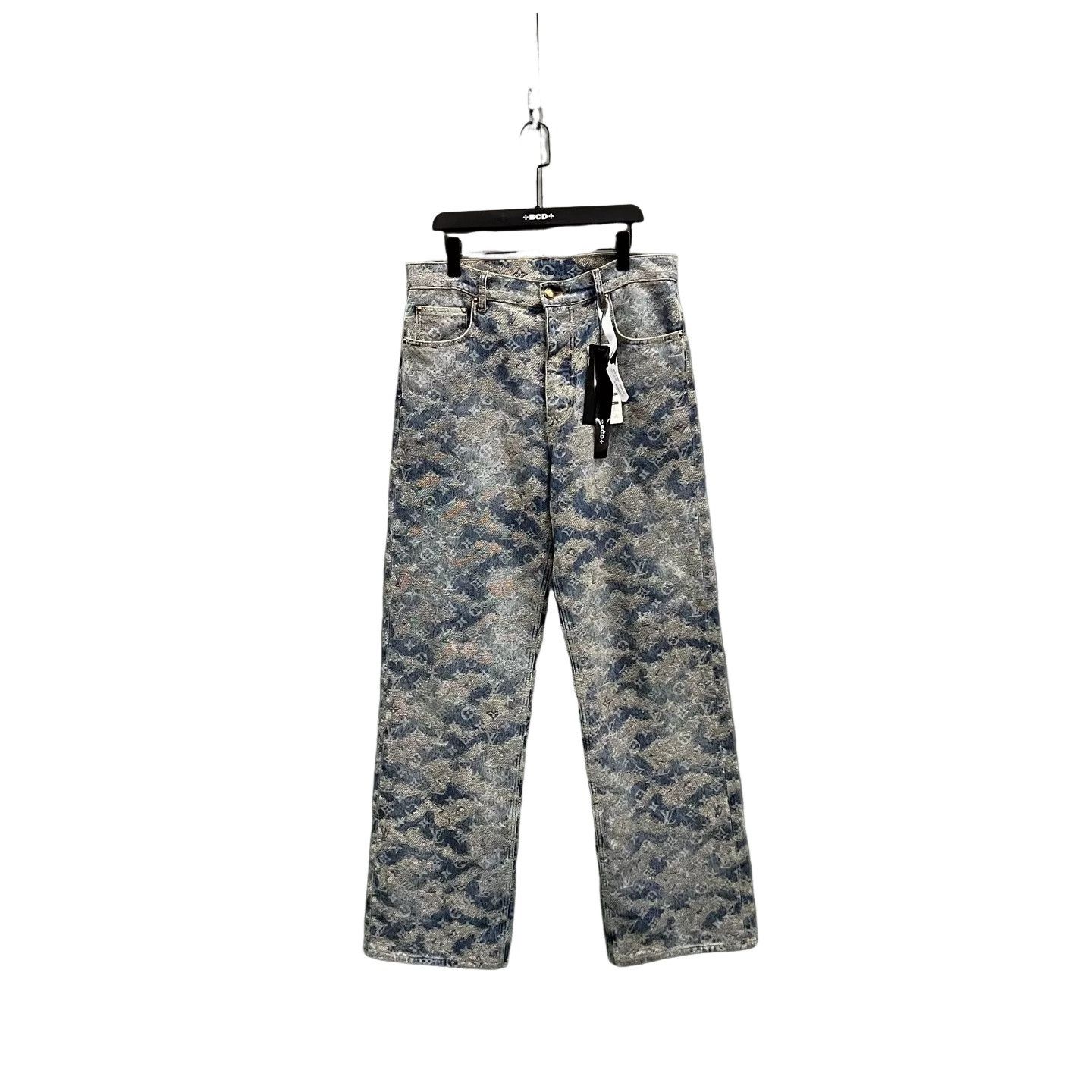 Louis Vuitton Louis Vuitton Monogram Tie-Dye Straight Denim Pants 32 Size US 32 / EU 48 - 1 Thumbnail