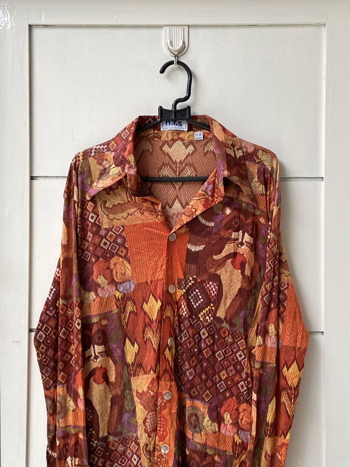 Vintage H.I.S Motive Shirt Made In Usa Size US XS / EU 42 / 0 - 9 Thumbnail