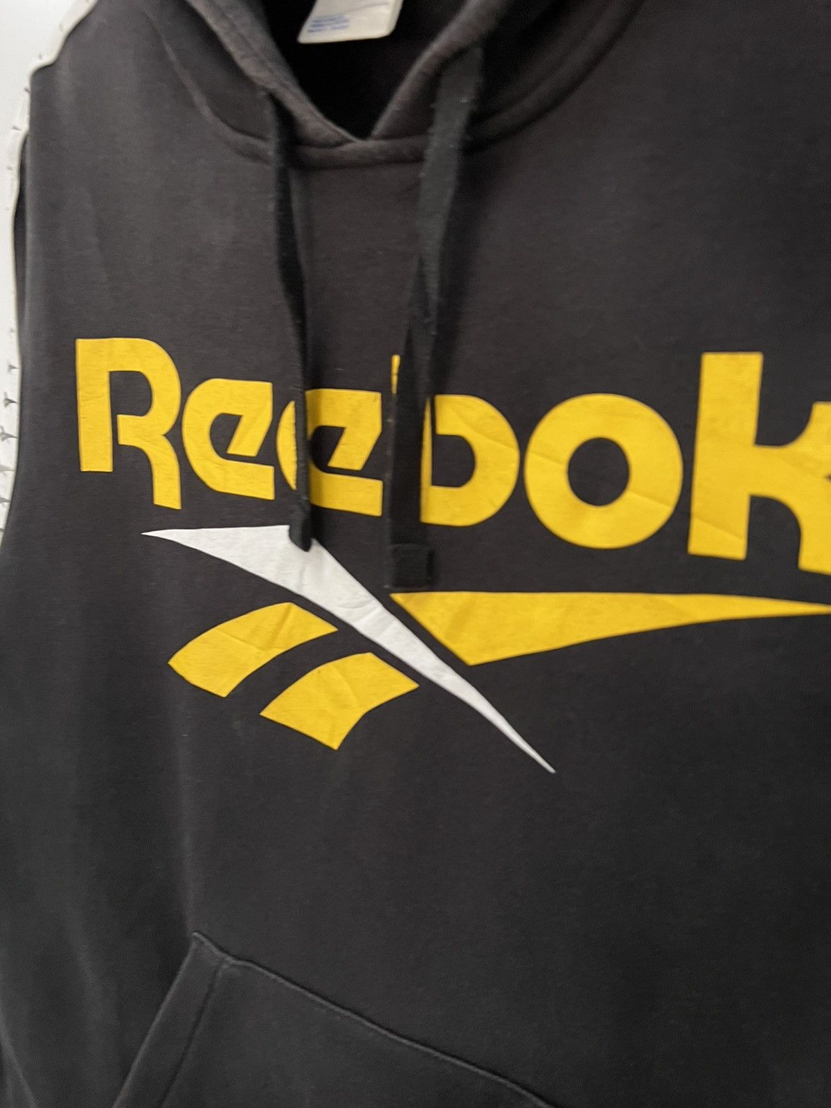 Reebok 🔥 Vintage side tape REEBOK CLASSIC hoodie - M Size US S / EU 44-46 / 1 - 5 Thumbnail
