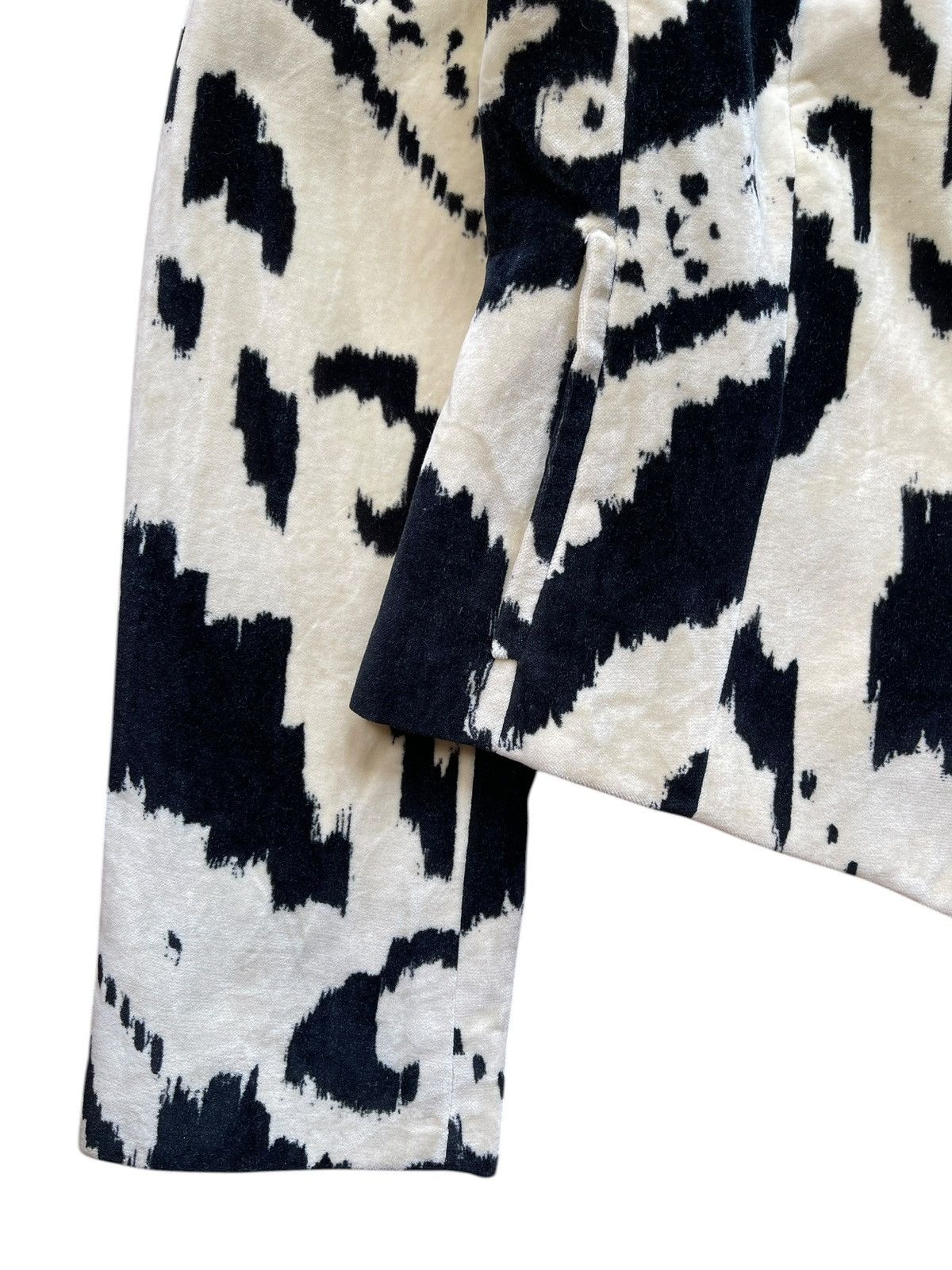 Etro Etro Milano Velvet Printed Cropped Coat Size M / US 6-8 / IT 42-44 - 8 Thumbnail