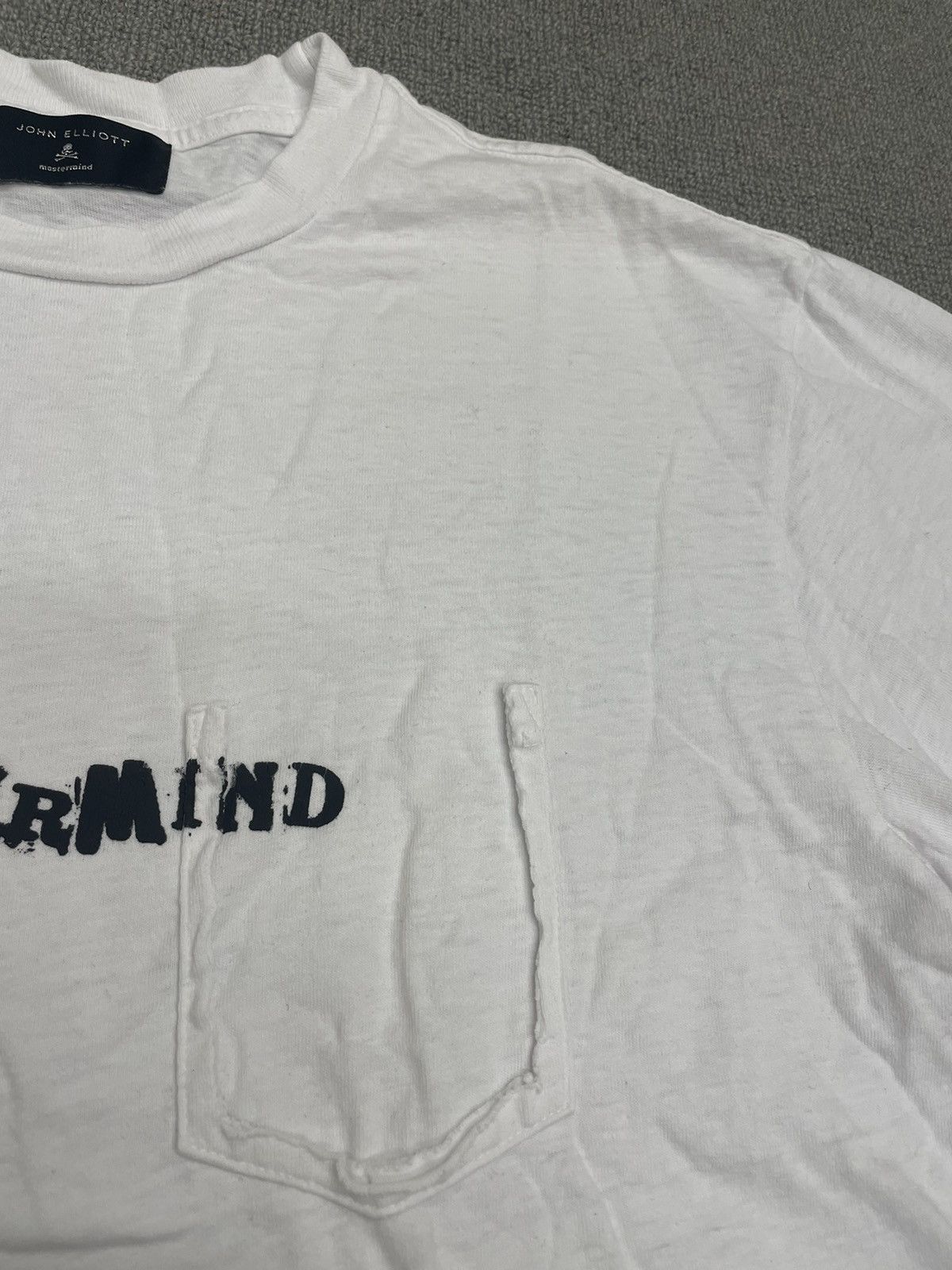 John Elliott John Elliott x Mastermind Japan Distressed Pocket Tee Size US M / EU 48-50 / 2 - 4 Thumbnail