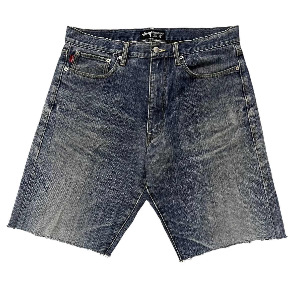 Stussy × Vintage VINTAGE STUSSY CROWN ROUGH RUNGGED DENIM JEANS Size US 34 / EU 50 - 2 Thumbnail