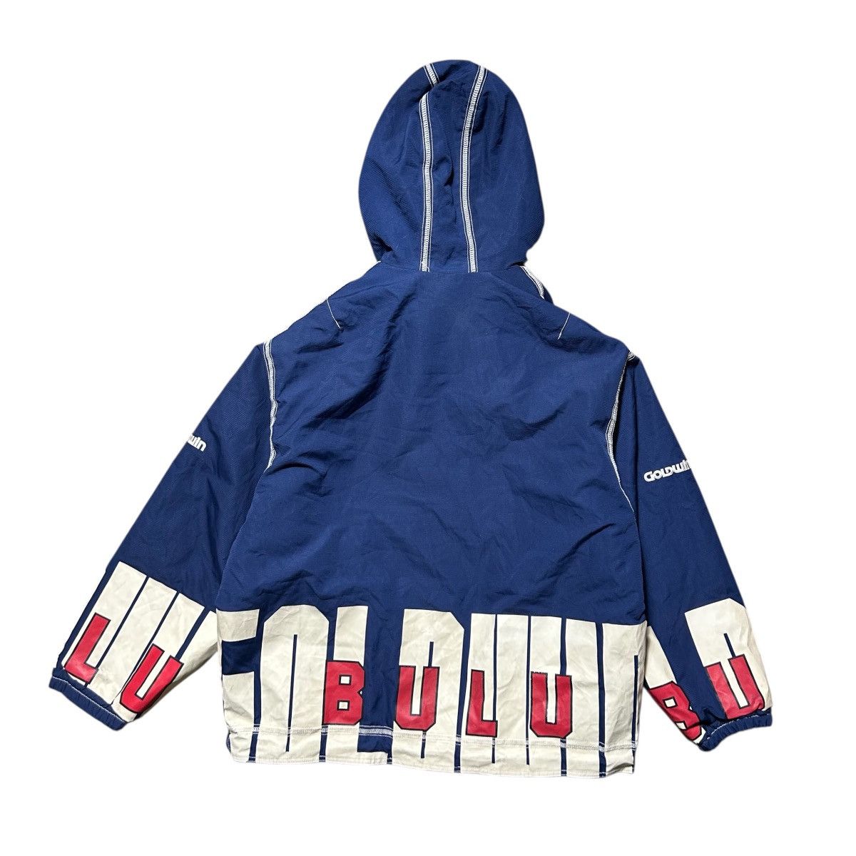 Goldwin Vintage Ellesse X Goldwin Bulldog Hoodie Down Jacket Size L / US 10 / IT 46 - 2 Thumbnail