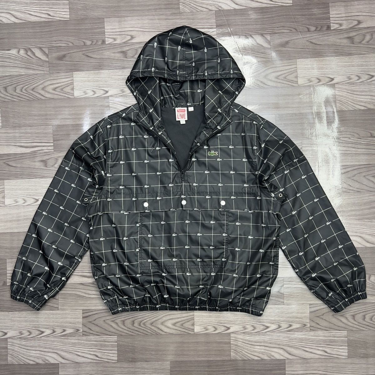 Lacoste × Supreme Supreme x Lacoste Reflective Grid Nylon Jacket Size US M / EU 48-50 / 2 - 2 Thumbnail