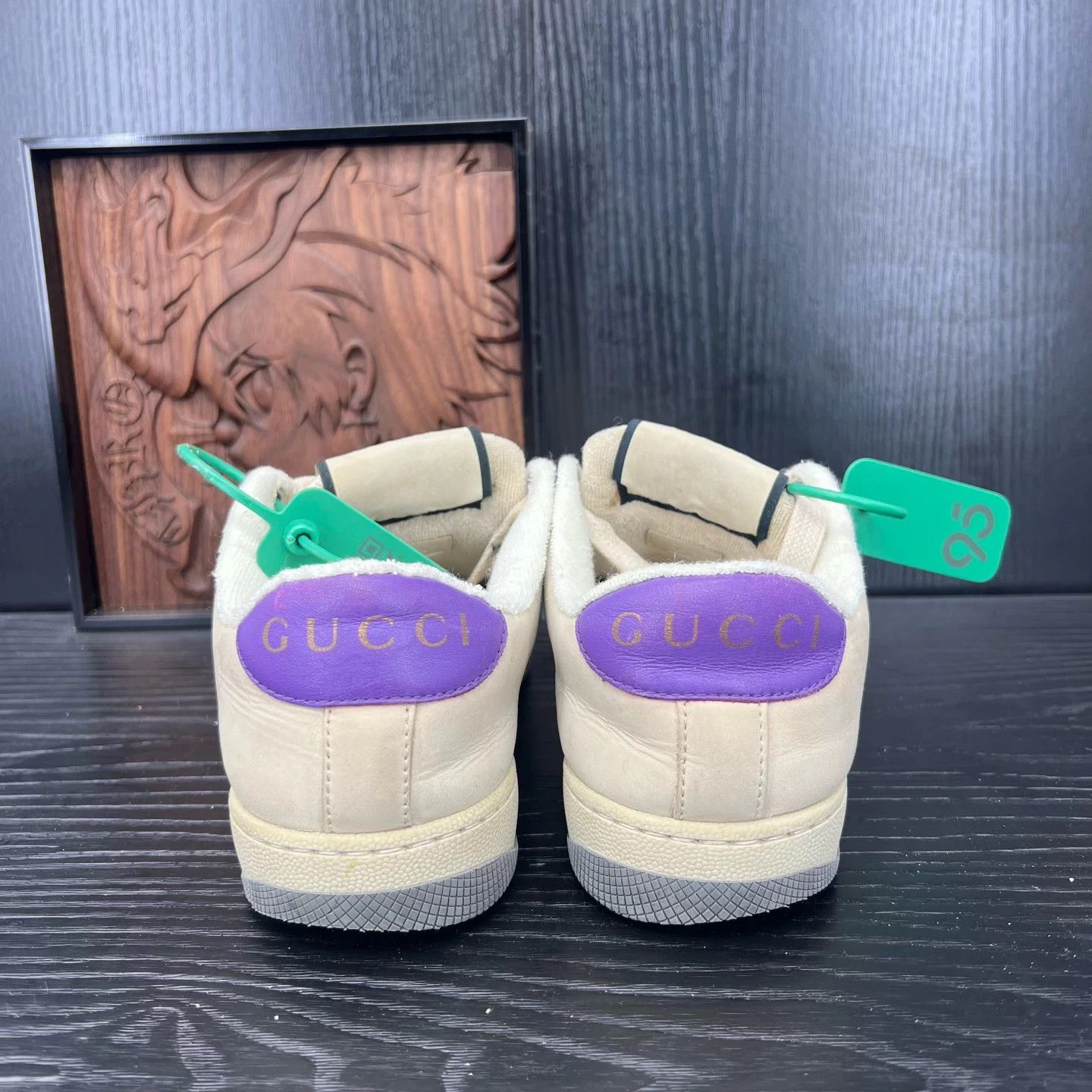 Gucci Gucci Purple Distressed Sneakers 36.5 Boxed Size US 5.5 / IT 35.5 - 4 Thumbnail