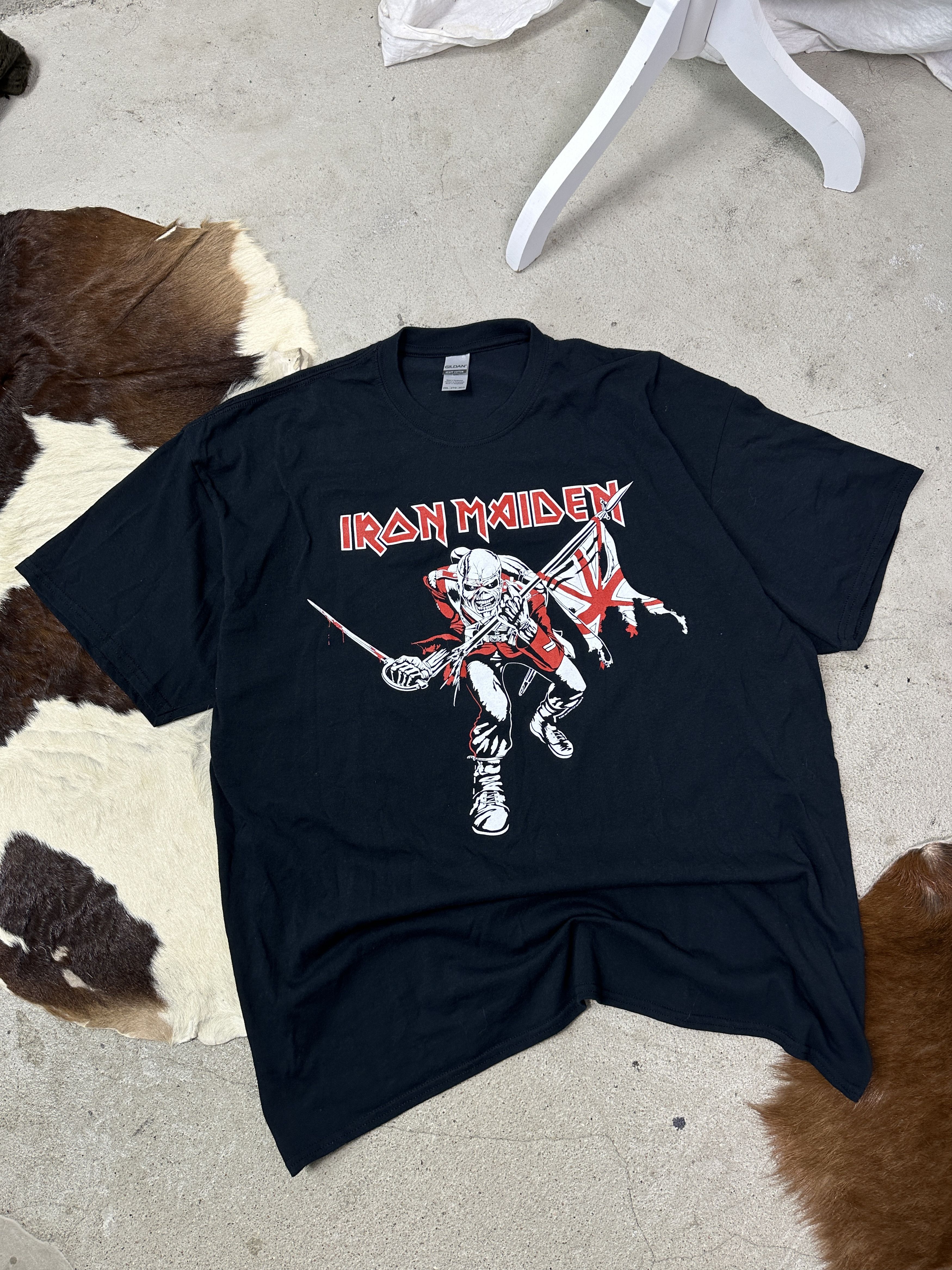 Iron Maiden Vintage Metal Bandtee Printed Iron Maiden T-shirt Y2K Size US XXL / EU 58 / 5 - 1 Thumbnail