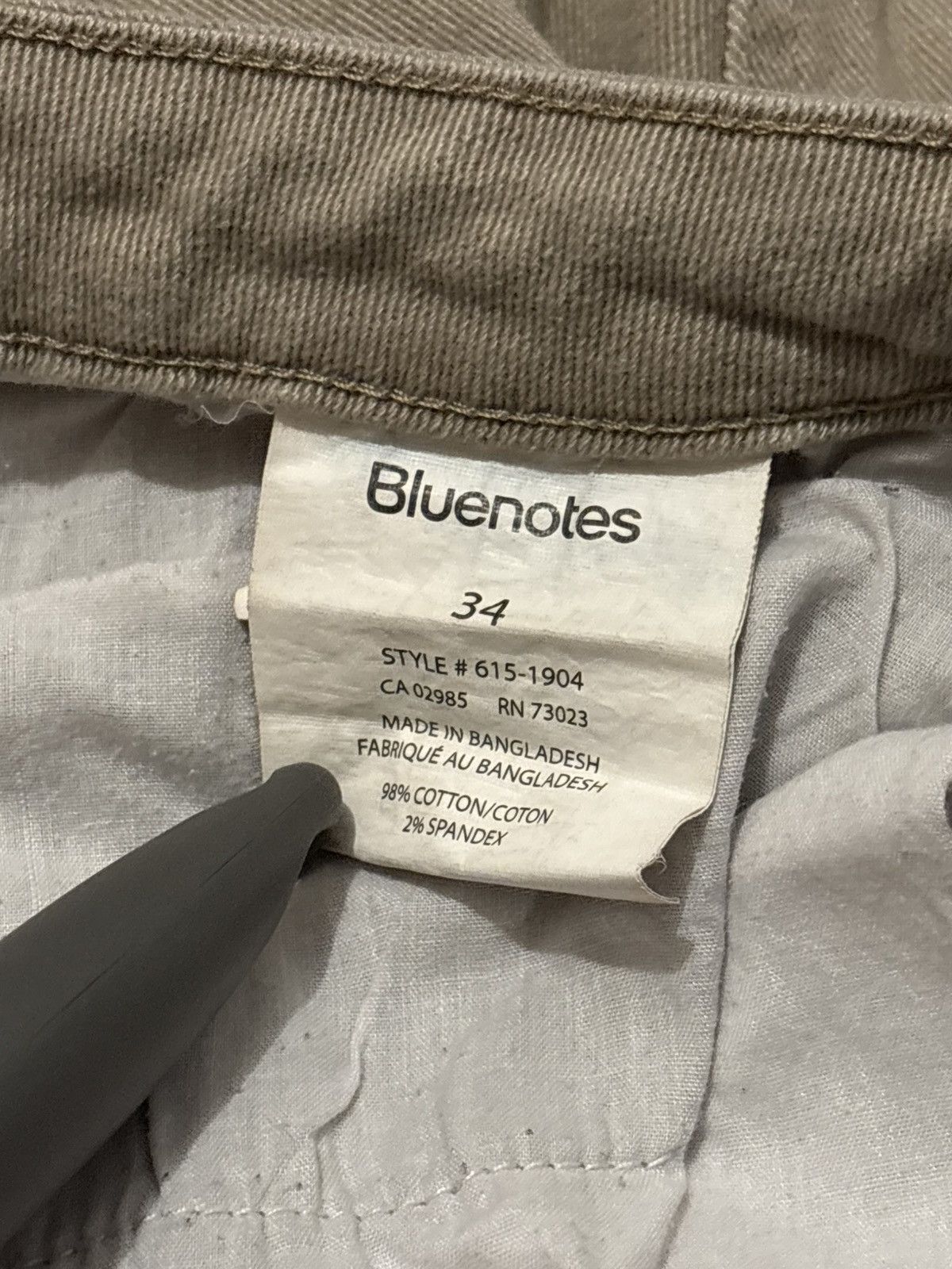 Vintage Vintage Y2K Bluenotes Men's Denim Beige Skinny Fit Shorts Size US 34 / EU 50 - 11 Thumbnail