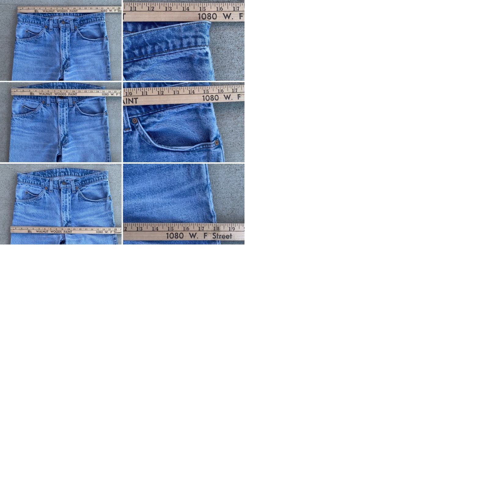 Vintage VINTAGE Levi’s Orange Tab Jeans Distressed From Wear 31 x 31 Denim Blue 1970s Womens Men’s? Size US 31 - 9 Thumbnail