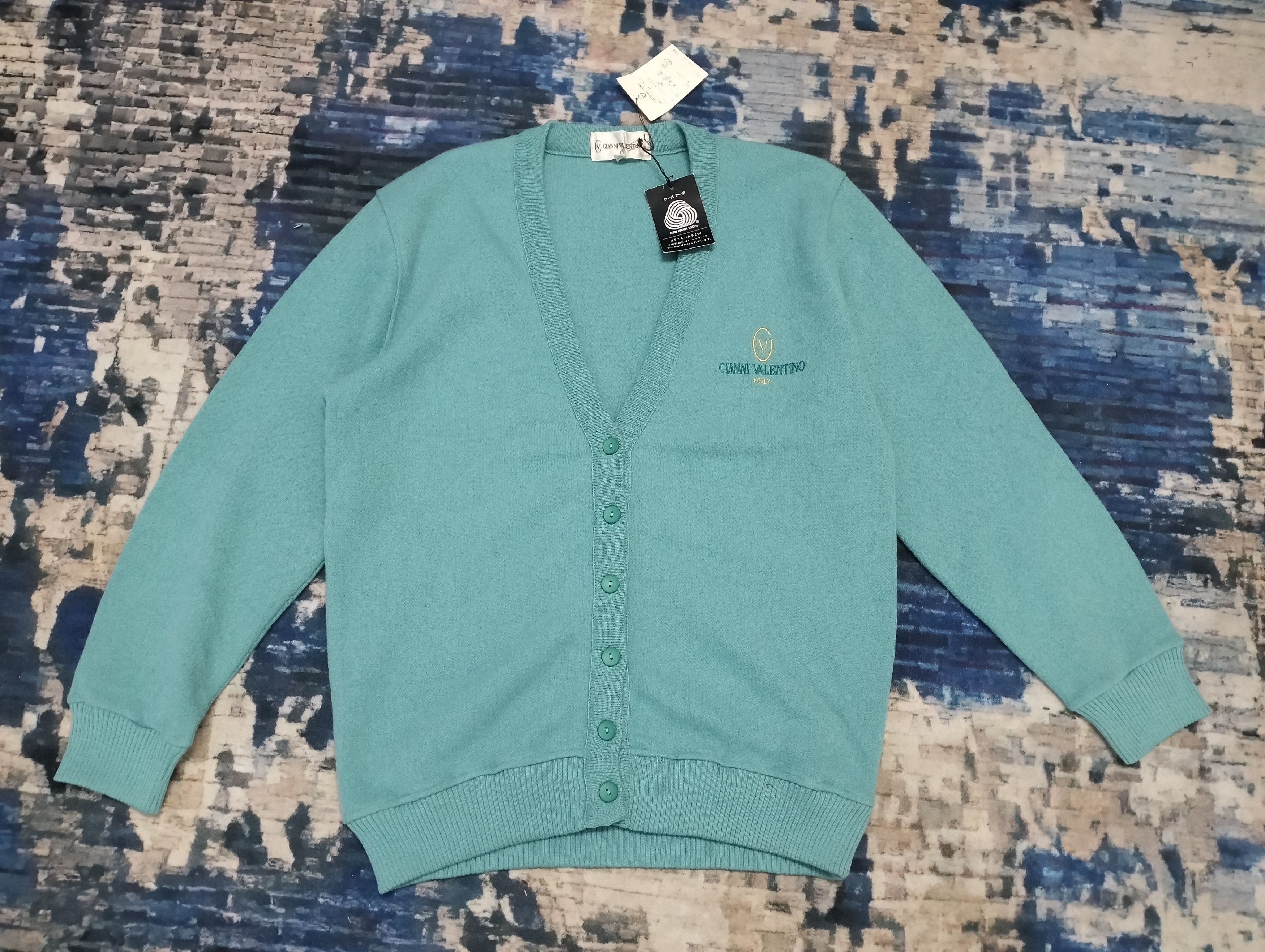 Gianni Valentino × Valentino × Vintage Vintage Gianni Valentino Cardigan sweater Size US M / EU 48-50 / 2 - 2 Thumbnail