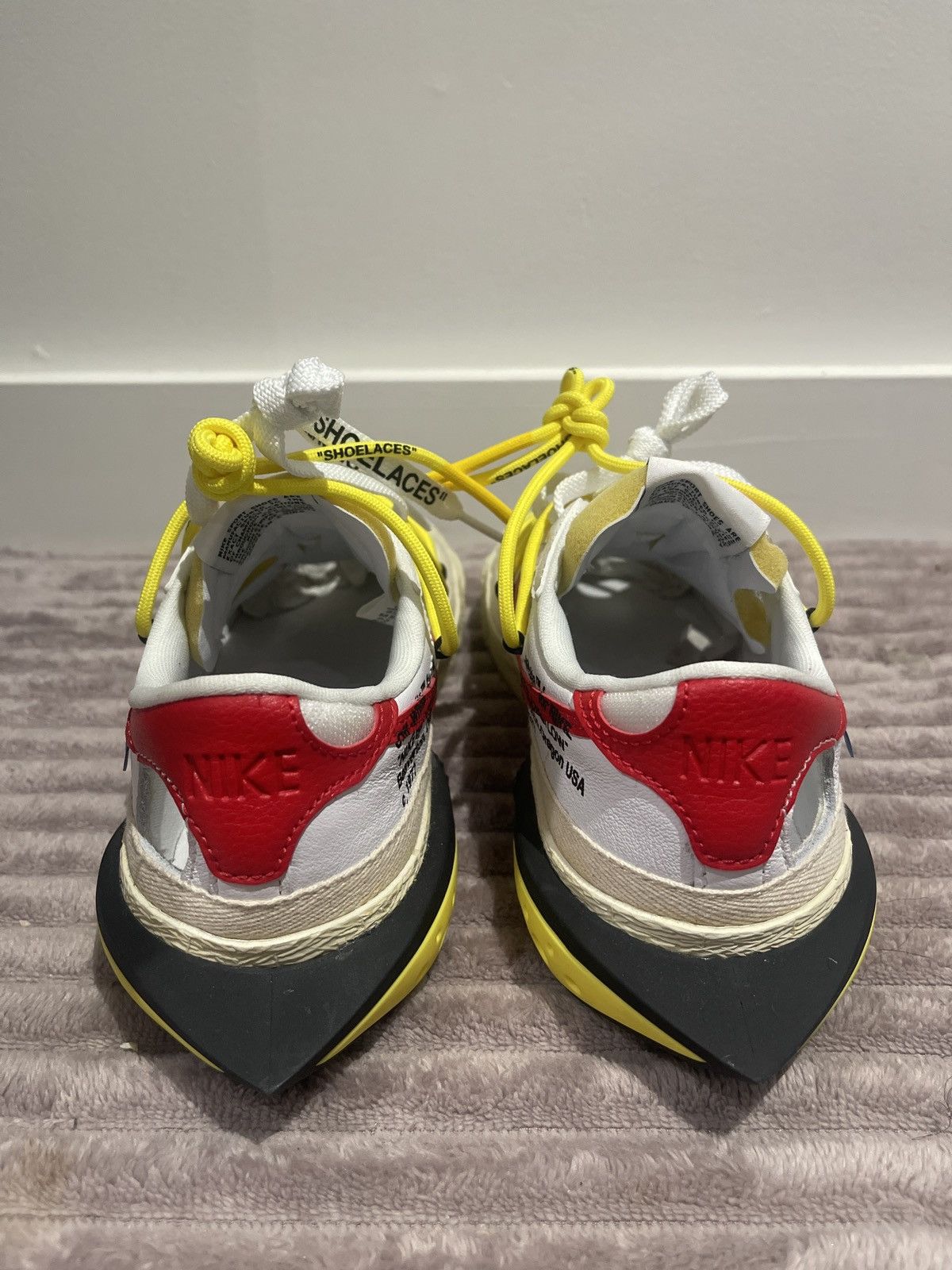Off-White Off-White Nike Blazer Low 77 University Red Size US 6 / EU 39 - 4 Thumbnail