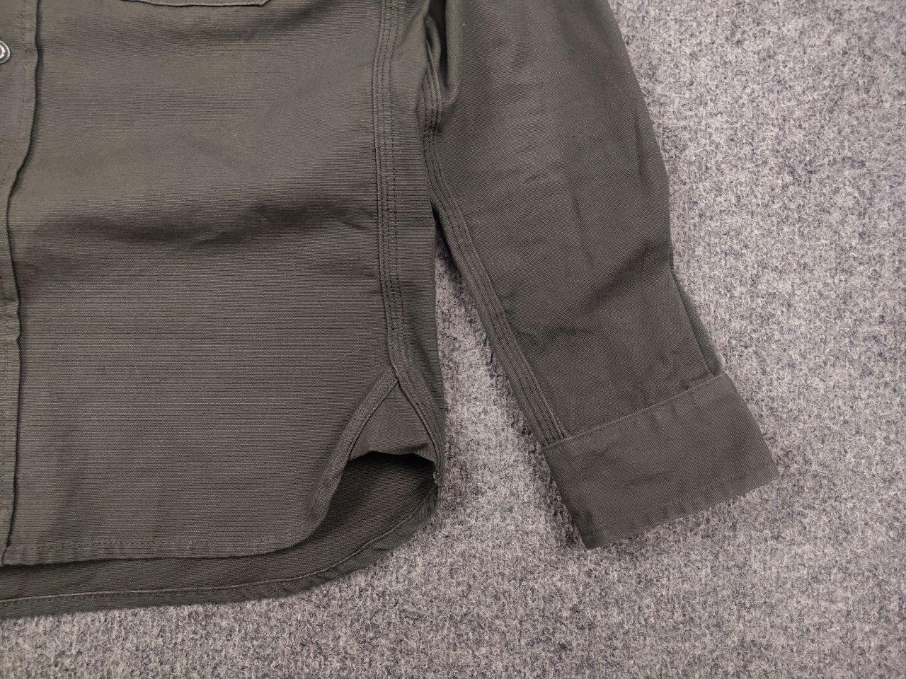 Tellason Vintage Tellason Drab Flap Long Sleeve Button Work Shirt USA Size US S / EU 44-46 / 1 - 6 Thumbnail