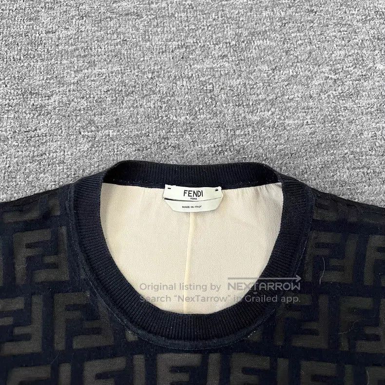 Fendi Fendi Double F embroidered short-sleeve T-shirt dress Size XS / US 0-2 / IT 36-38 - 4 Thumbnail
