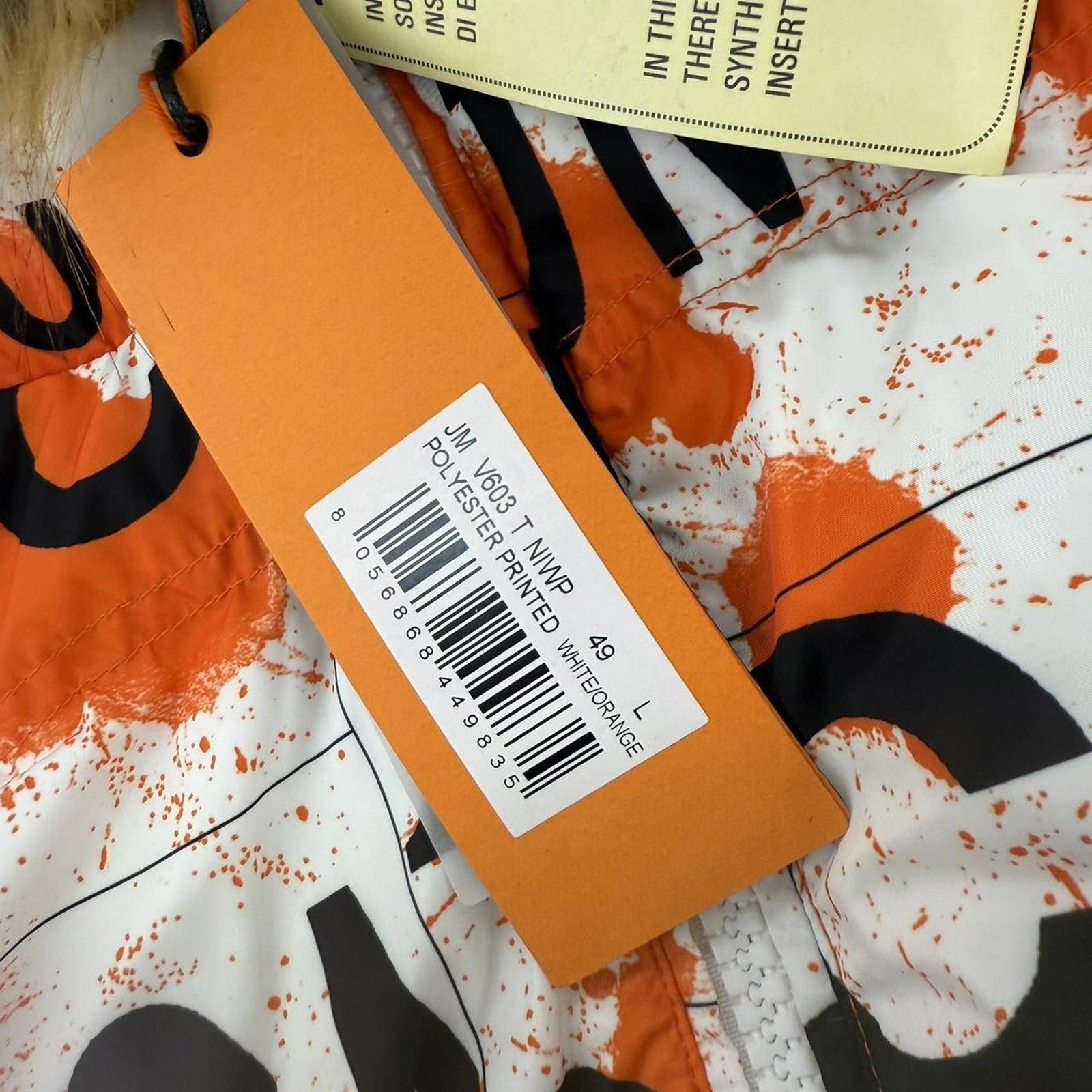 Von Dutch Von Dutch Puffer Jacket White Orange Fur Hood Size Large Size US L / EU 52-54 / 3 - 3 Thumbnail