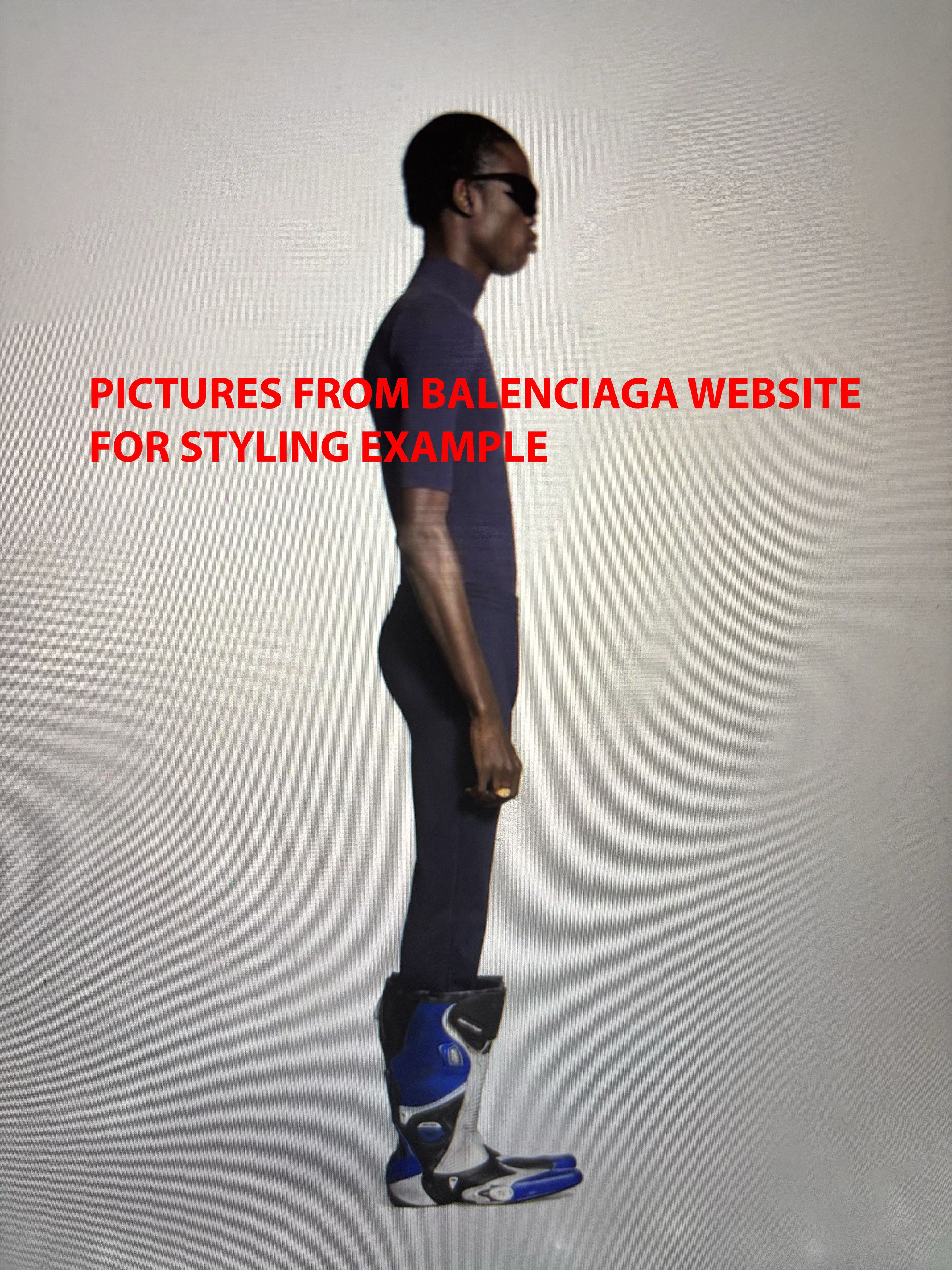 Balenciaga Low-waist Fitted Pants in Navy Blue Size US 30 / EU 46 - 15 Thumbnail