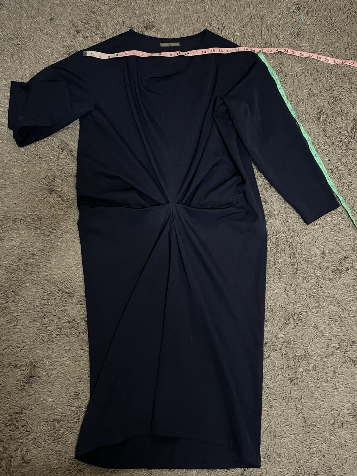 Y's 1970s Yohji Yamamoto cocoon twist asymmetry dress #F4 Size M / US 6-8 / IT 42-44 - 11 Thumbnail