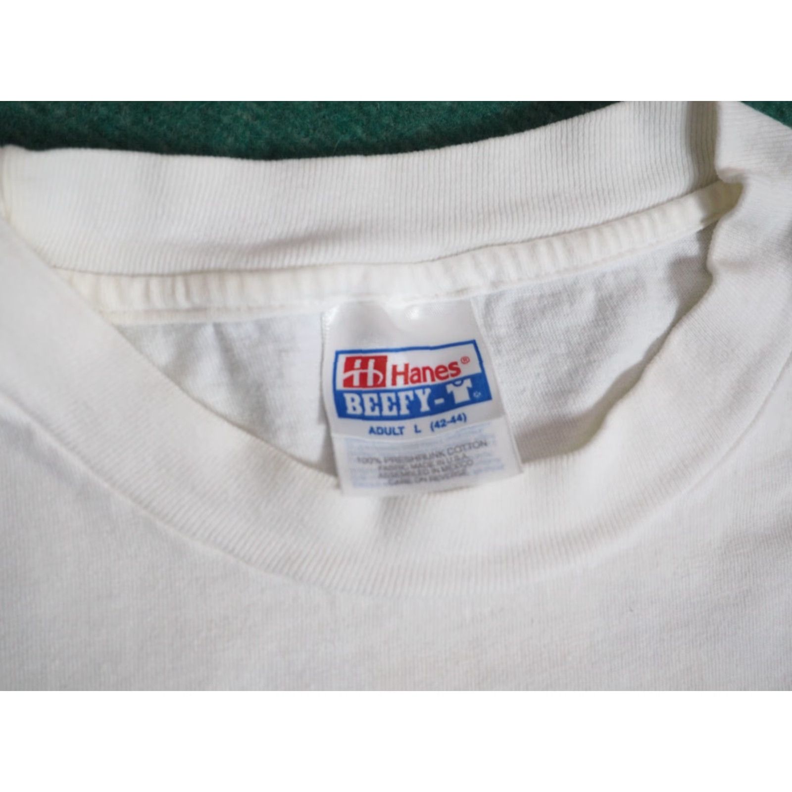 Hanes VTG 90s Hanes Chico CA Waterski Team Tournament 1996 USA White Tee T-Shirt L Mens Size US L / EU 52-54 / 3 - 7 Thumbnail