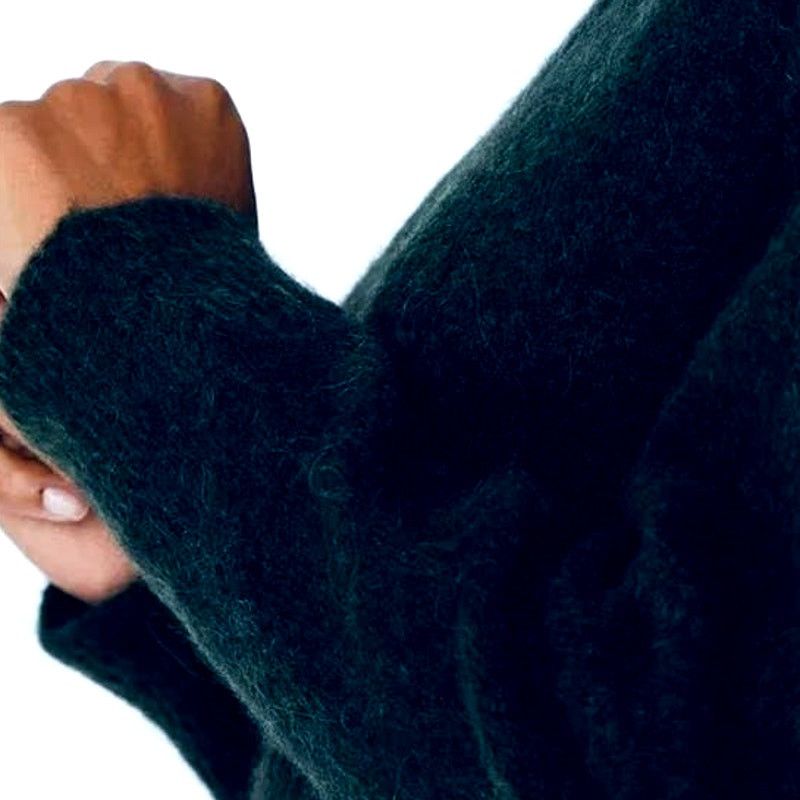 Vince Vince Green Wool Alpaca Blend Sweater | Size XS Size XS / US 0-2 / IT 36-38 - 7 Thumbnail