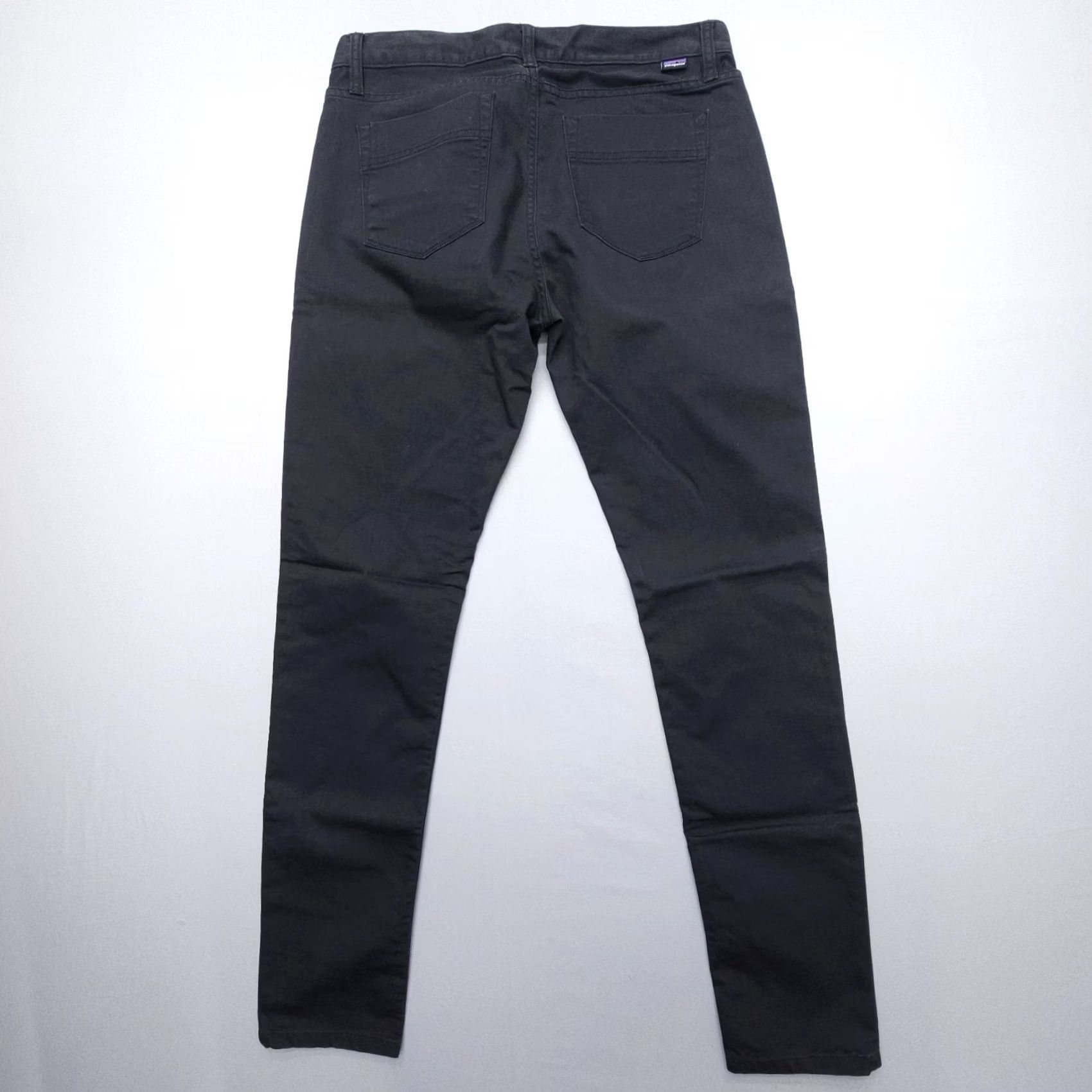 Patagonia Patagonia Pinyon Pines Pants Womens 6 Black Slim Hiking Stretch Chino Knit Cotton Blend Zip Front Flat Front Size 28" / US 6 / IT 42 - 2 Thumbnail