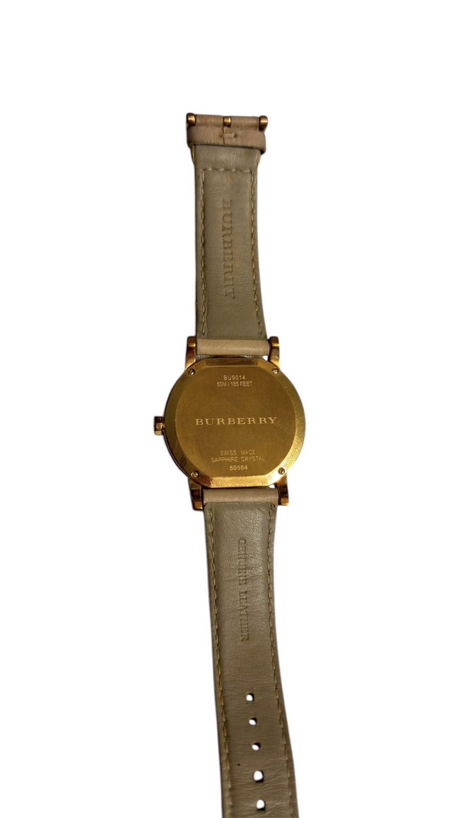 Burberry × Vintage Burberry Rose Gold 38mm Size ONE SIZE - 4 Thumbnail